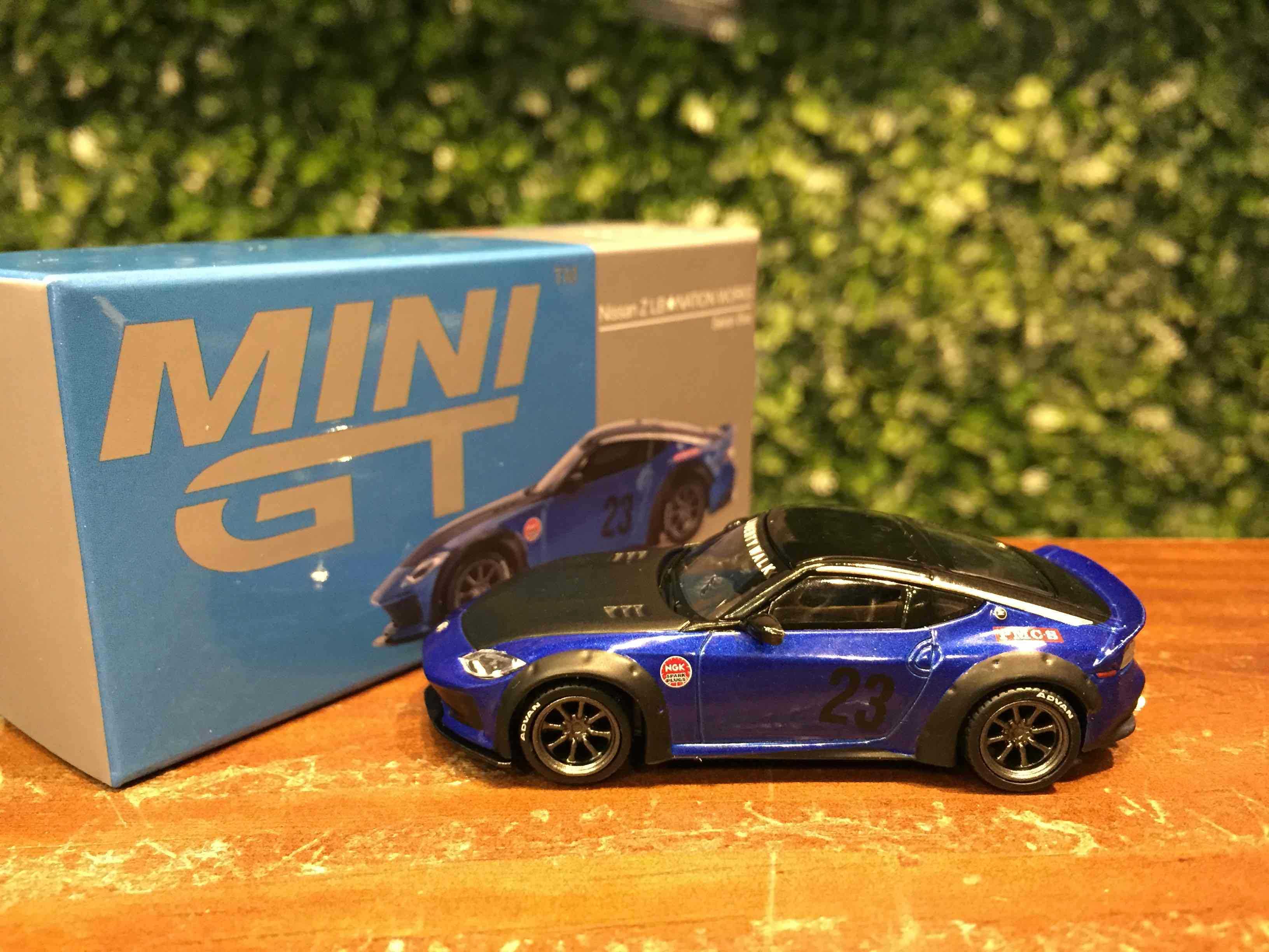 1/64 MiniGT LBWK Nissan Fairlady Z SeiranBlue MGT00732L【MGM】