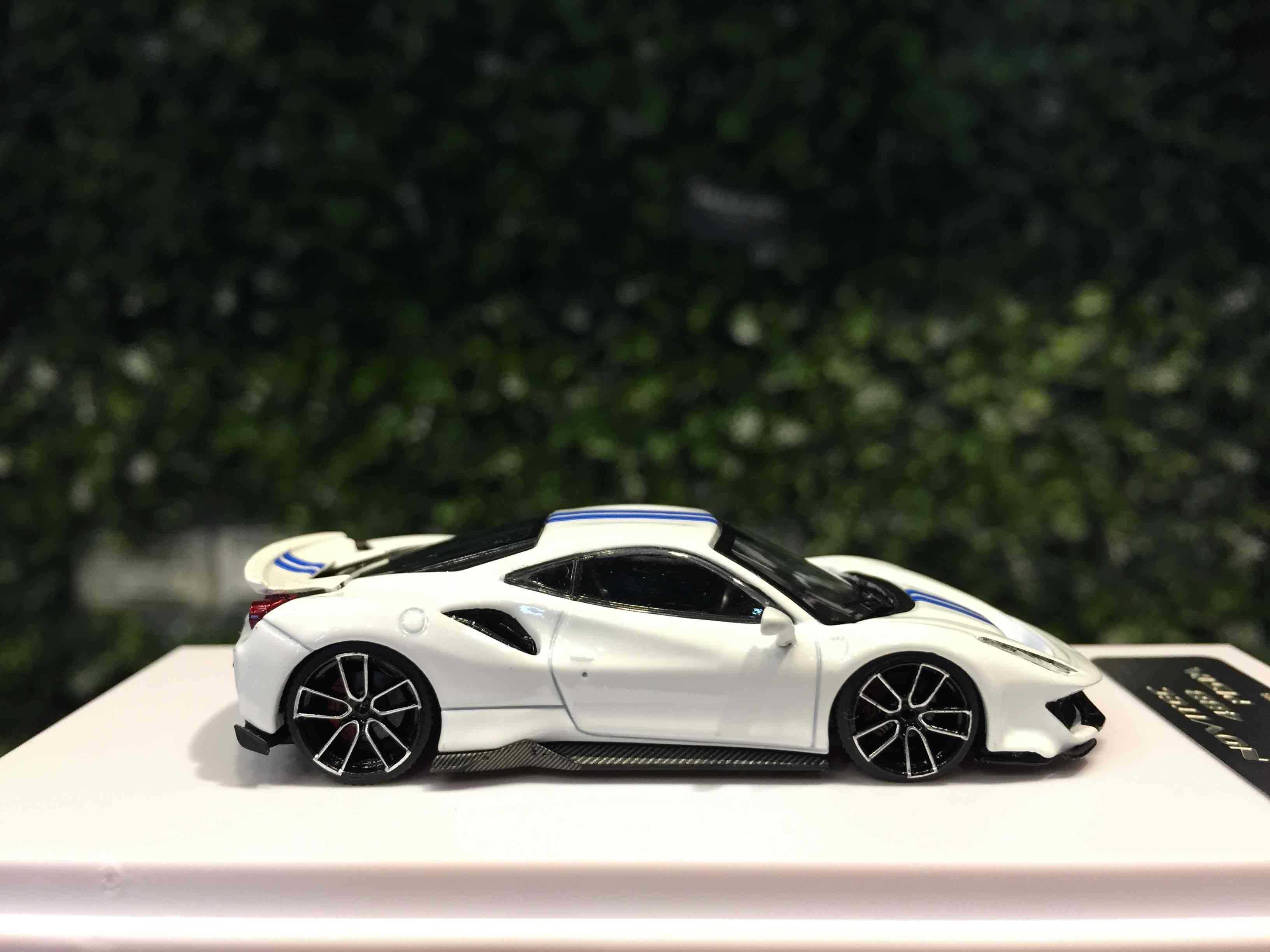 1/64 DCM Novitec Ferrari 488 Pista White/Blue【MGM】