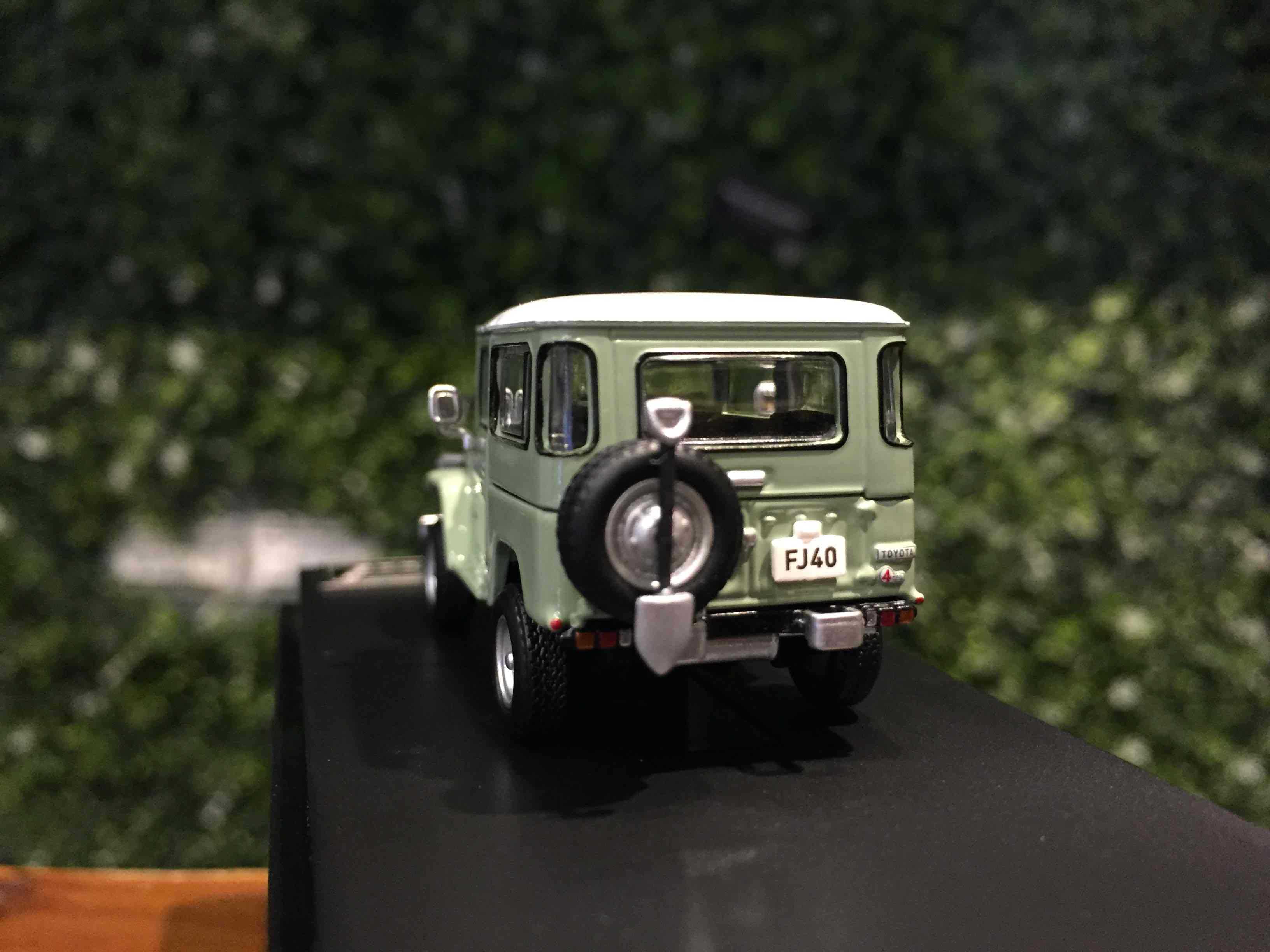 1/64 HF Toyota Land Cruiser FJ40 Green/WH HJ64FJ4011LG【MGM】