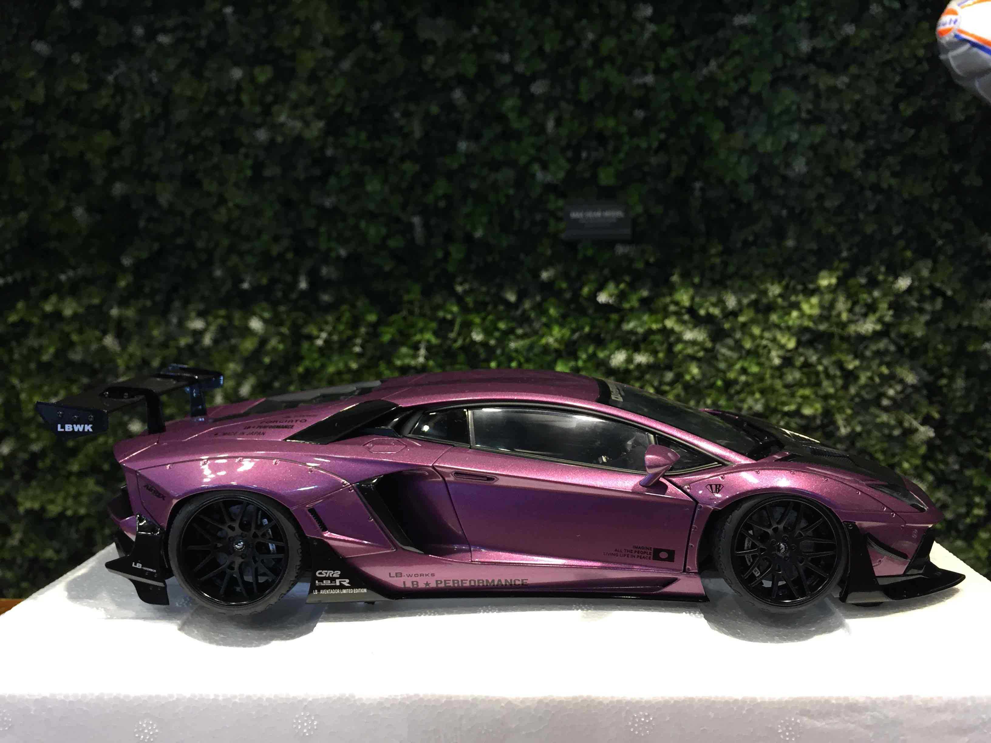 1/18 AUTOart LB-Works Lamborghini Aventador Viola 79242【MGM】