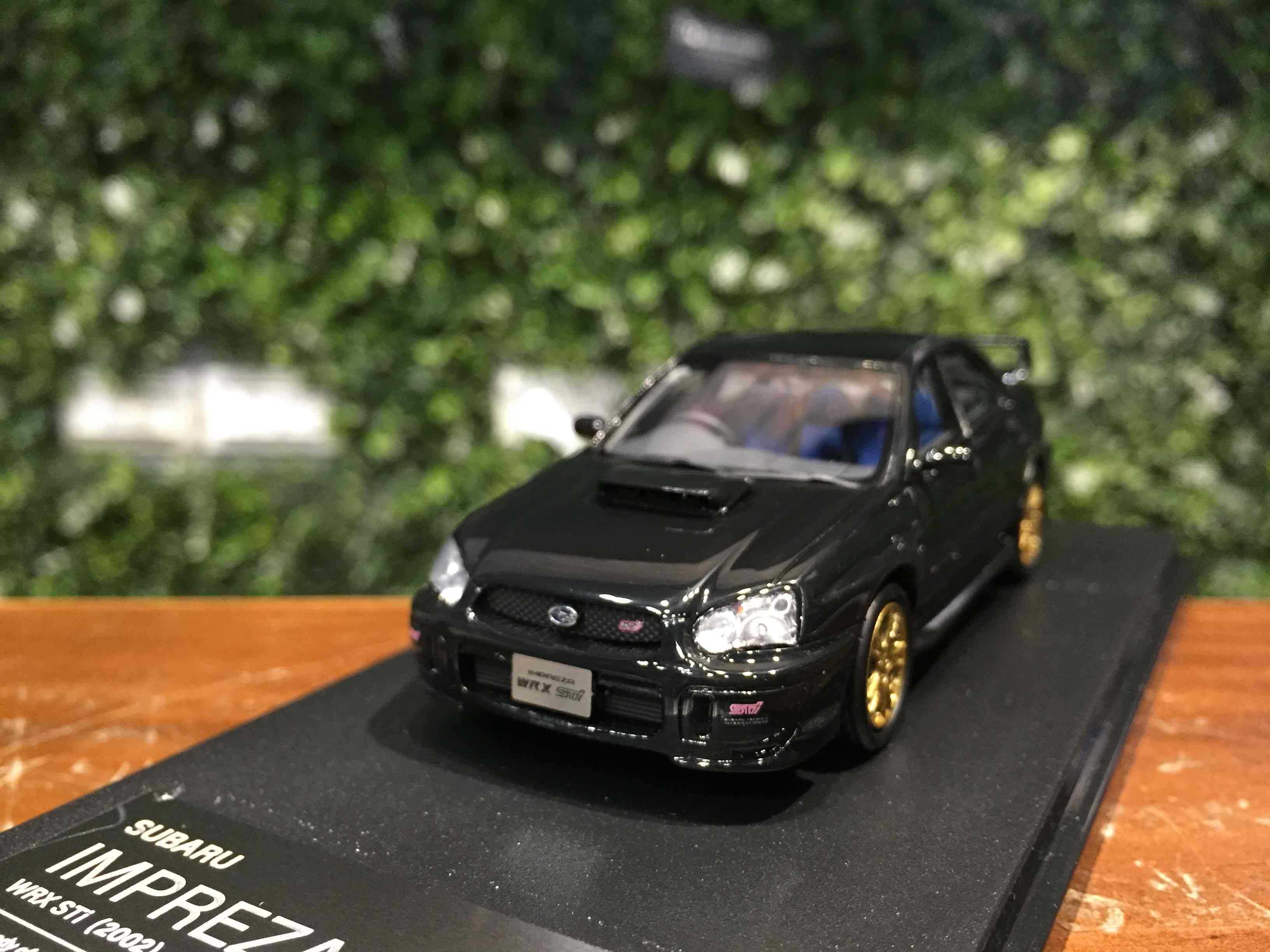 1/43 Hi-Story Subaru Impreza WRX STI 2002 Black HS433BK【MGM】