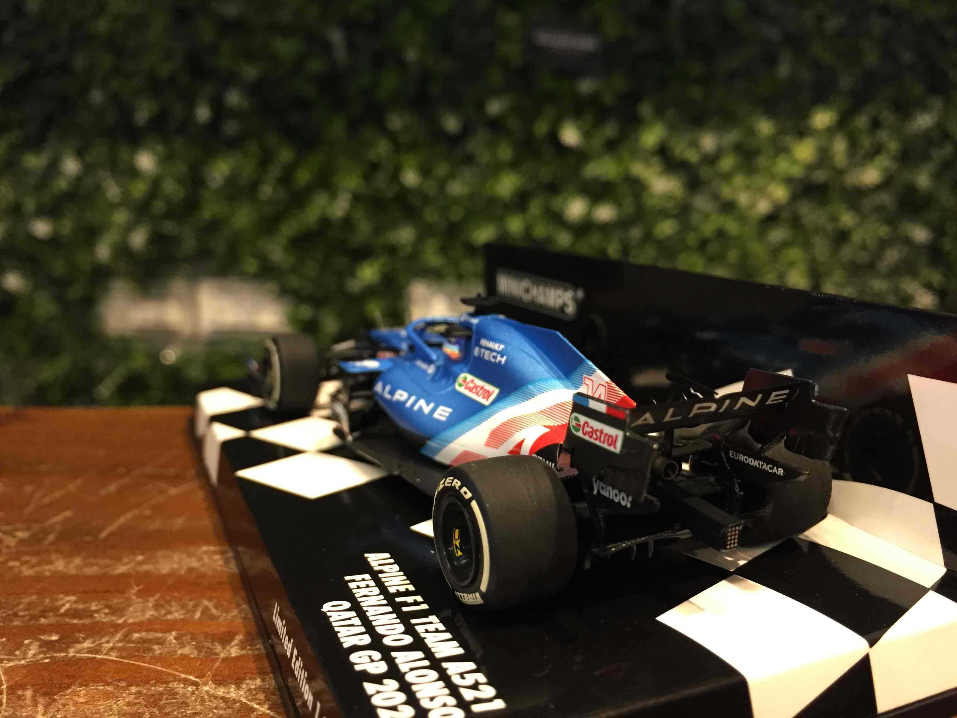 1/43 Minichamps Alpine A521 F.Alonso 3rd 2021 417212114【MGM】