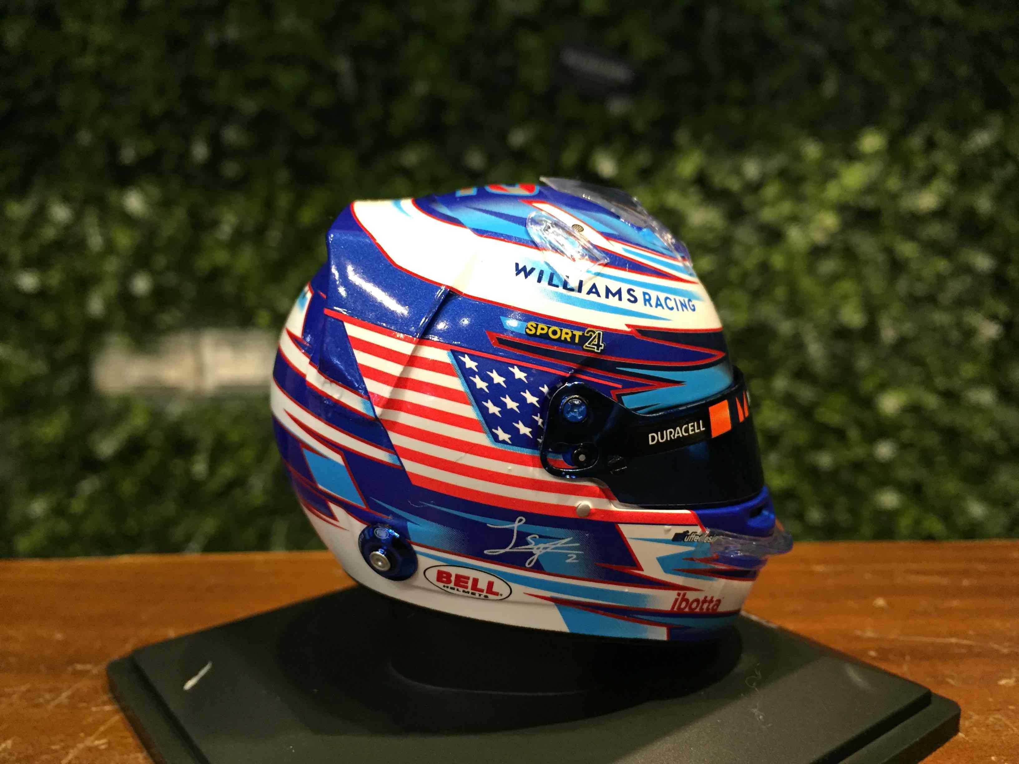 1/5 Spark Logan Sargeant Williams 2023 Helmet 5HF112【MGM】