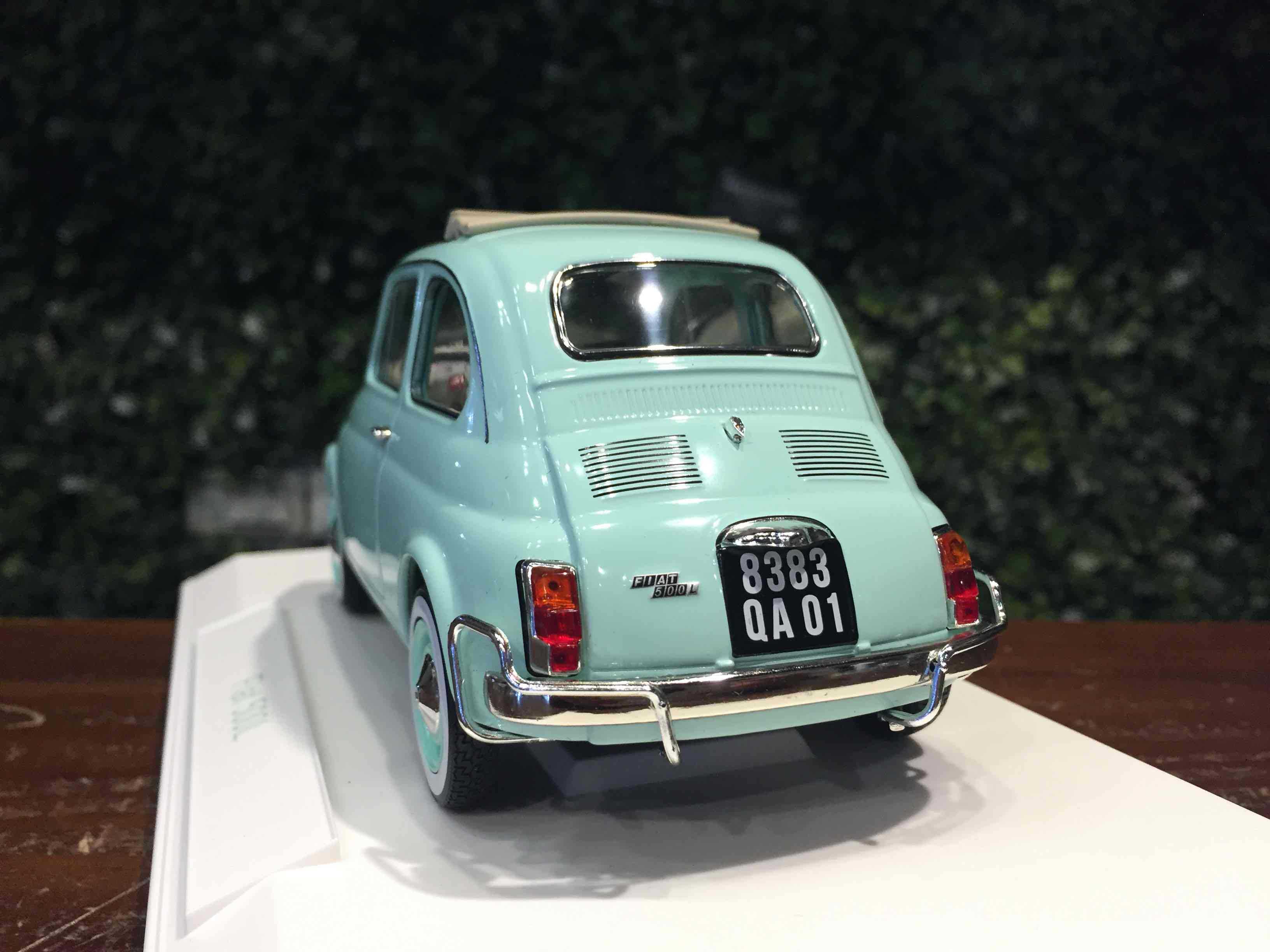 1/18 Norev Fiat 500L 1968 Pastel Blue 187777【MGM】