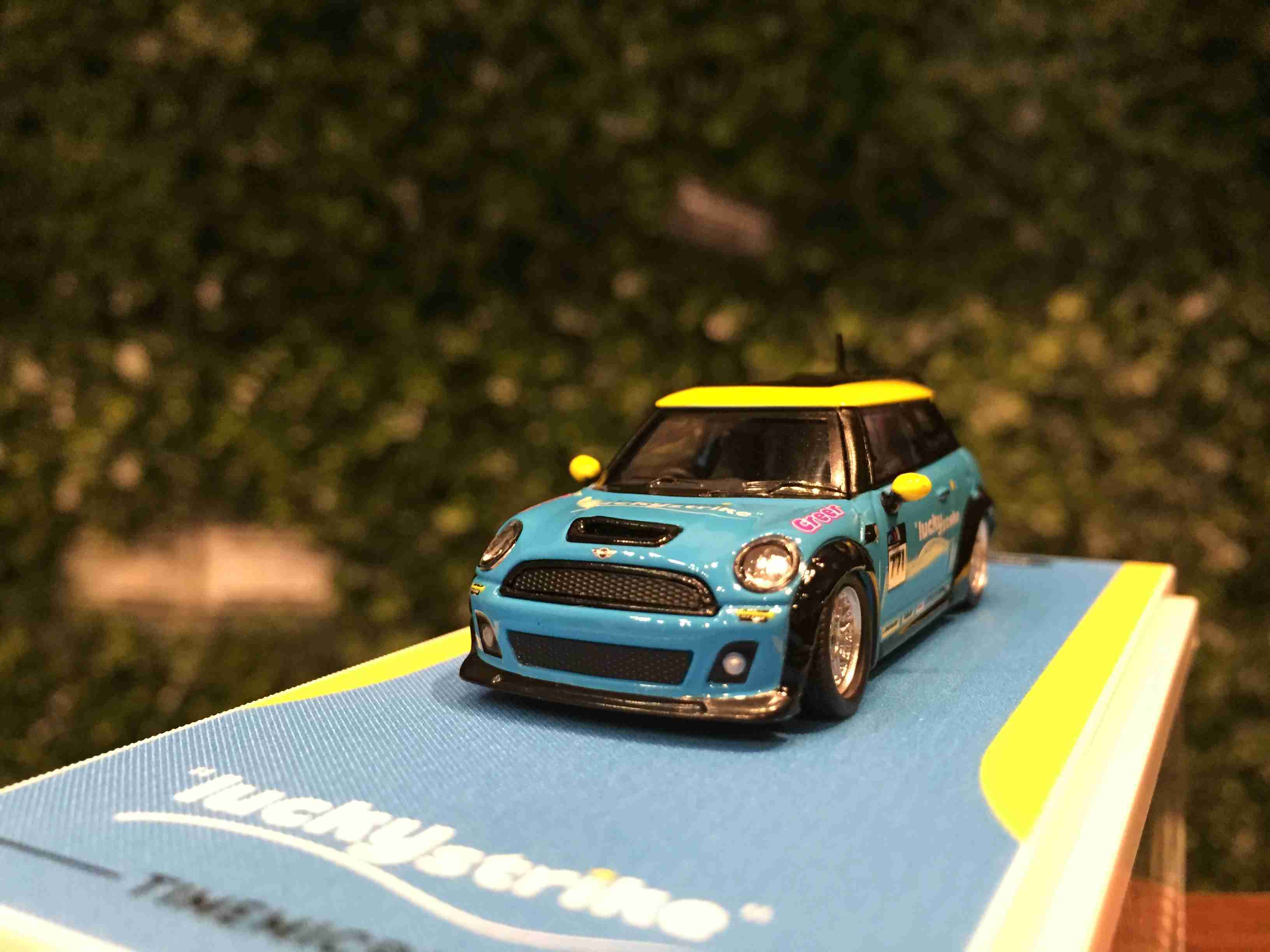 1/64 TimeModel Mini Cooper Yellow/BL TM643629【MGM】