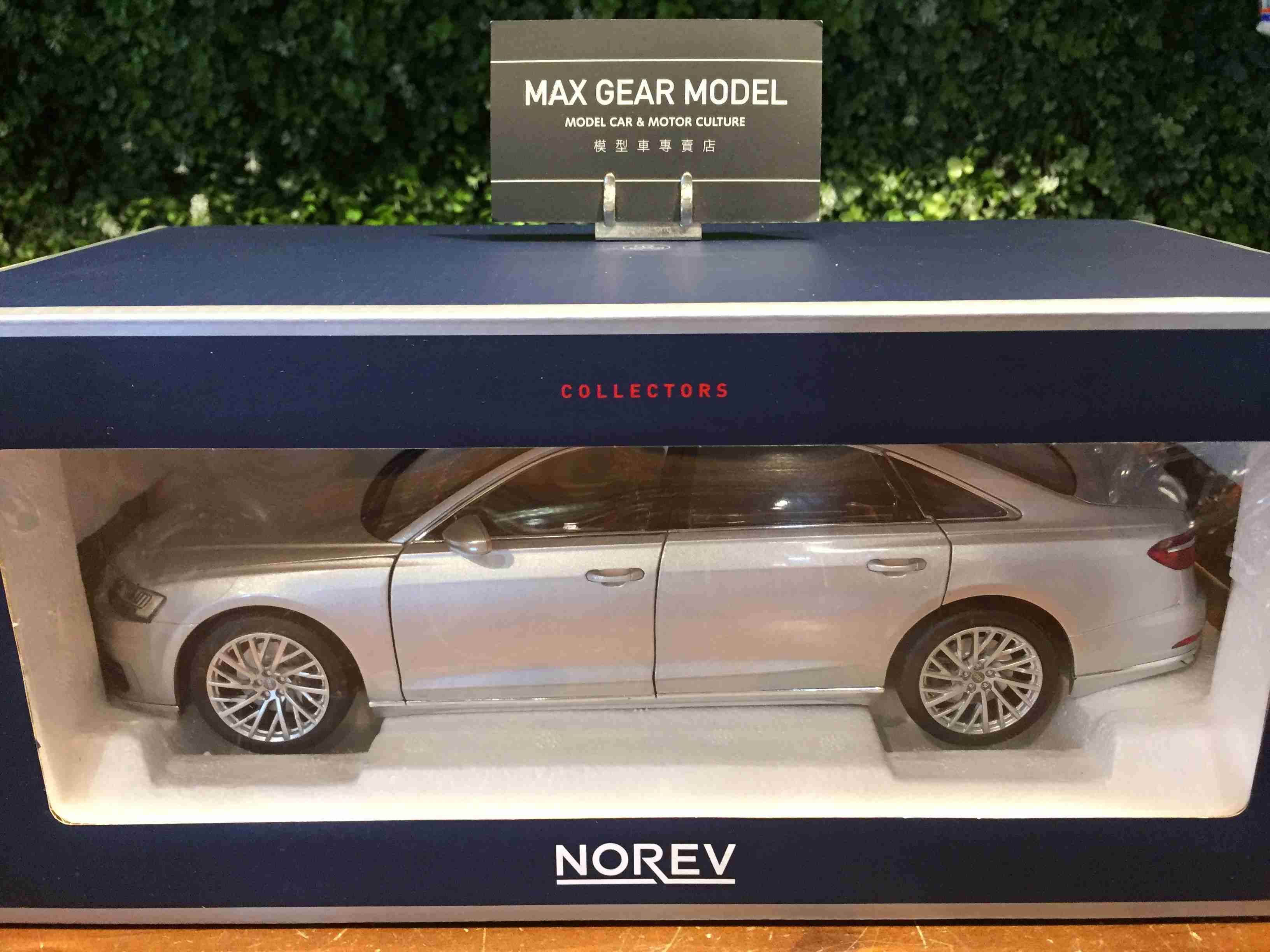 1/18 Norev Audi A8 L 2018 Silver 188366【MGM】