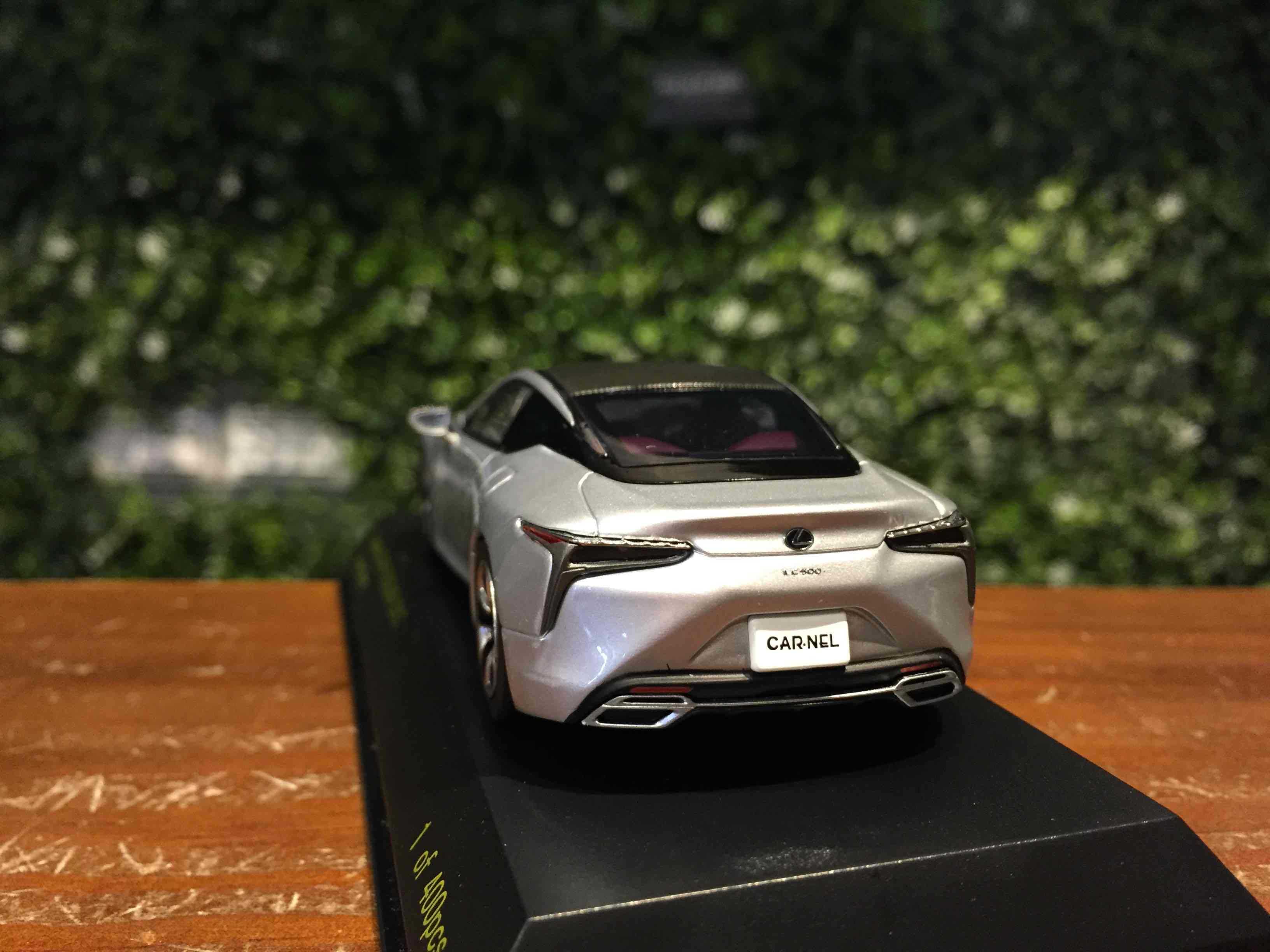 CARNEL 1/43 レクサス LC500h L package (GWZ100) 2017 White Nova