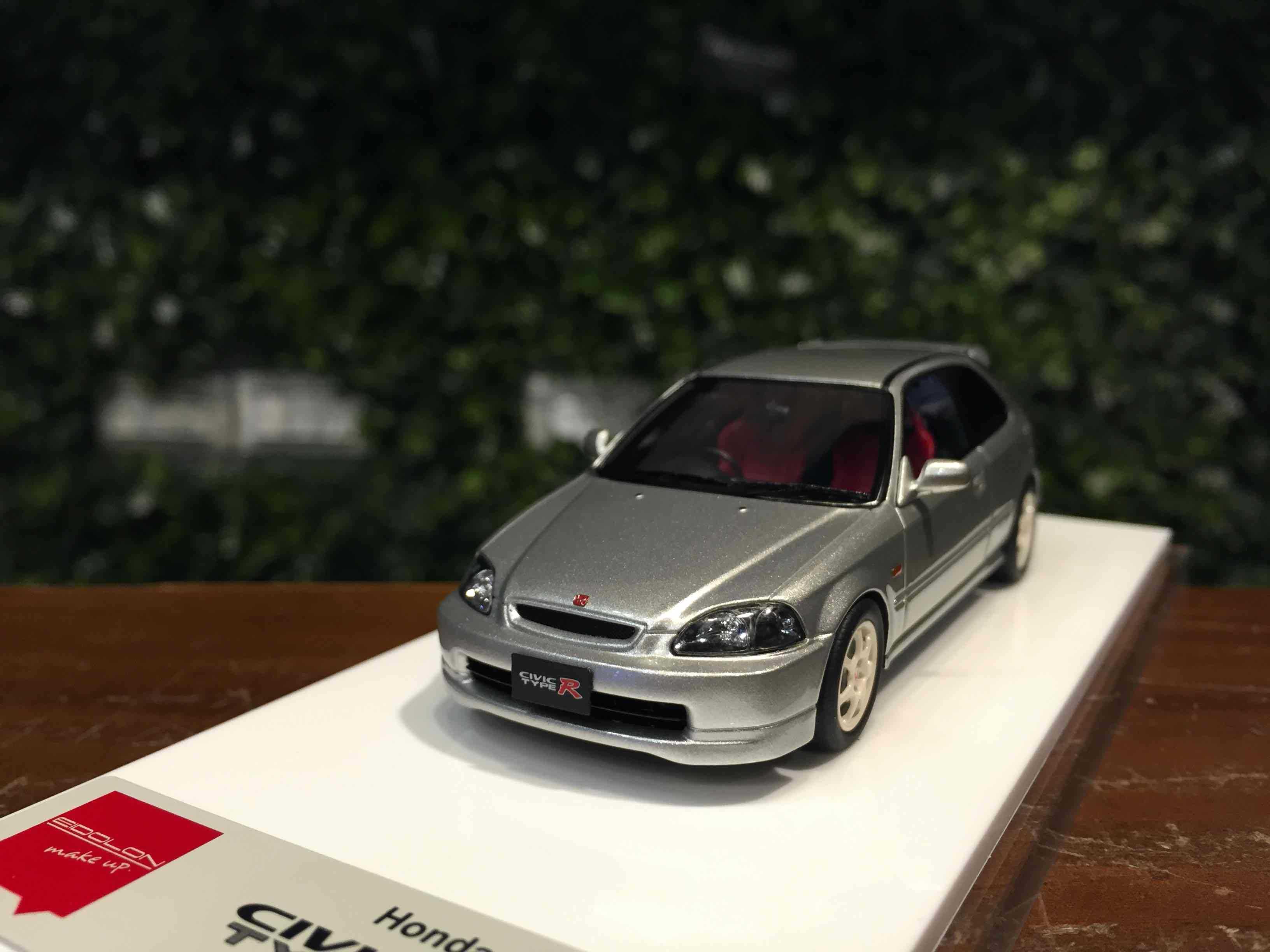 1/43 MakeUp Honda Civic Type R (EK9) 1997 Silver EM480B【MGM】