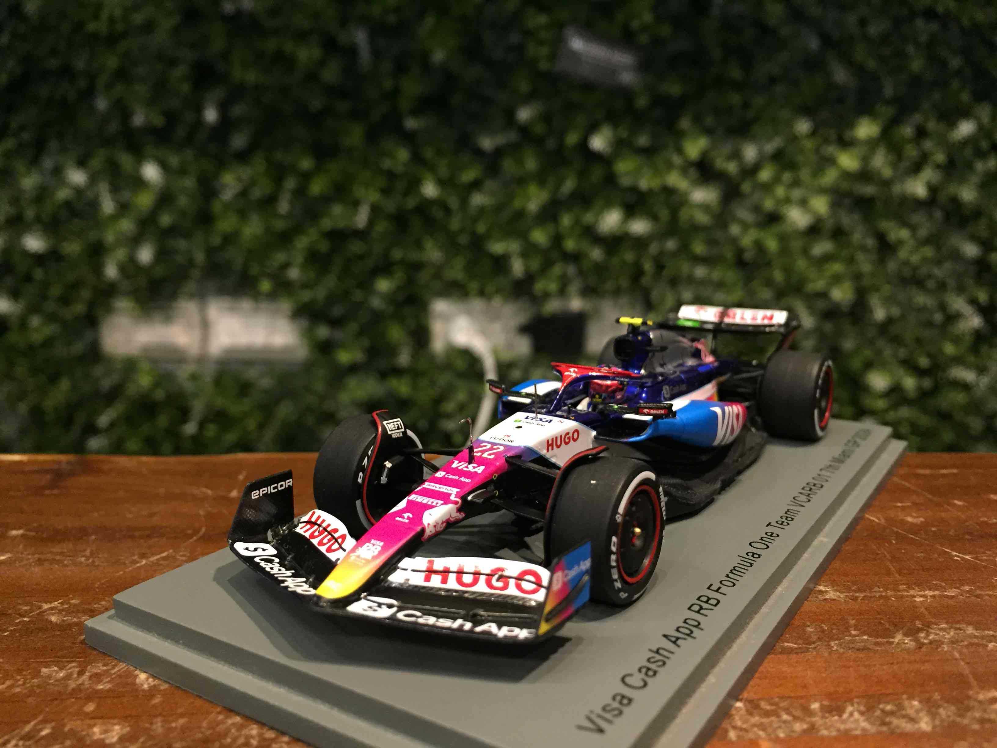 1/43 Spark Visa VCARB 01 Yuki Tsunoda 7th Miami S9534【MGM】