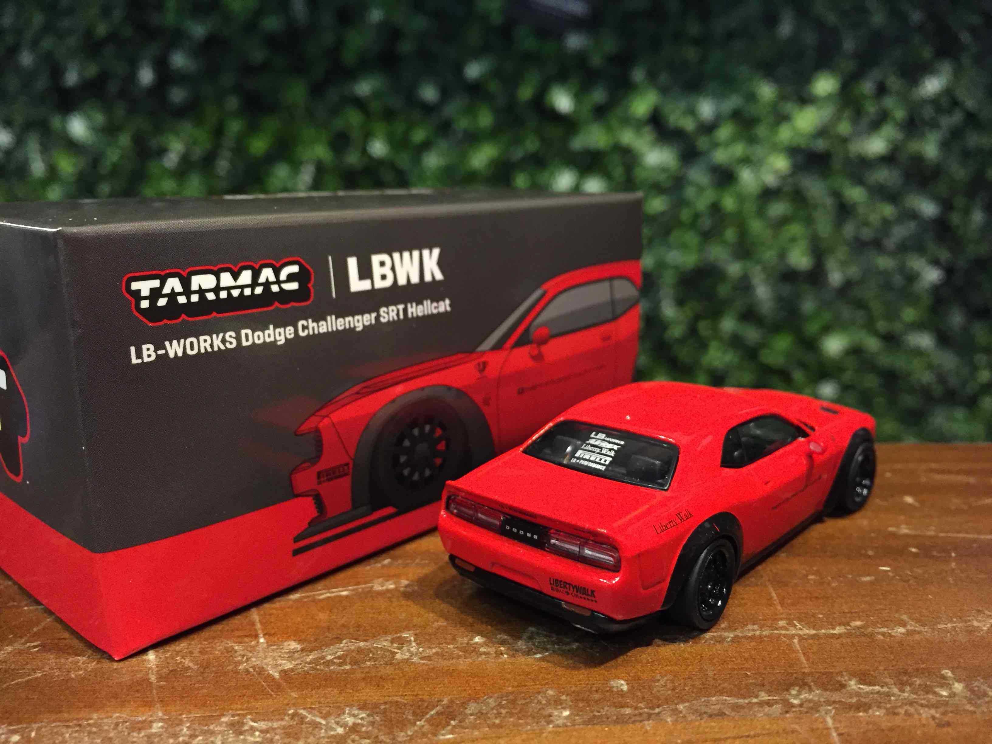 1/64 Tarmac LBWK Dodge Challenger Hellcat T64GTL039RE【MGM】 - Max Gear ...