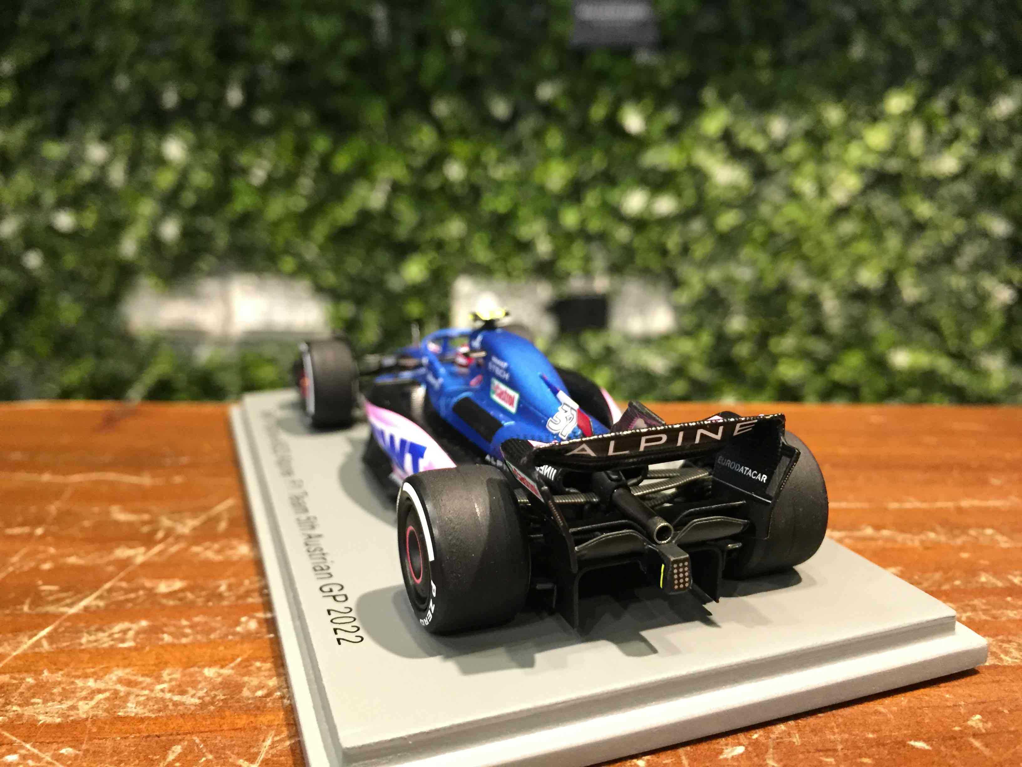 1/43 Spark Alpine A522 Esteban Ocon 5th Austrian S8543【MGM】