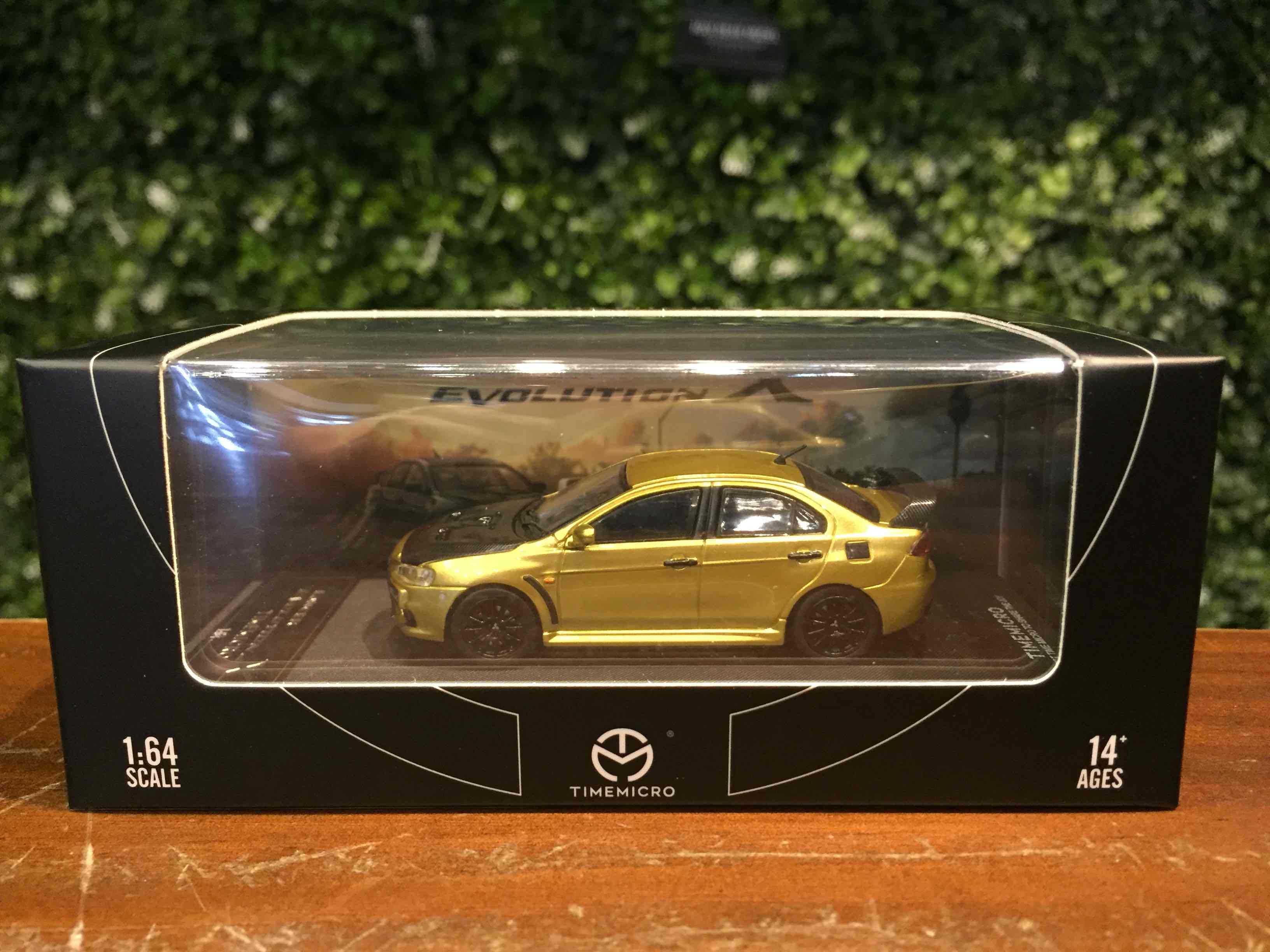 1/64 TimeModel Mitsubishi Lancer EVO X Gold TM643115【MGM】