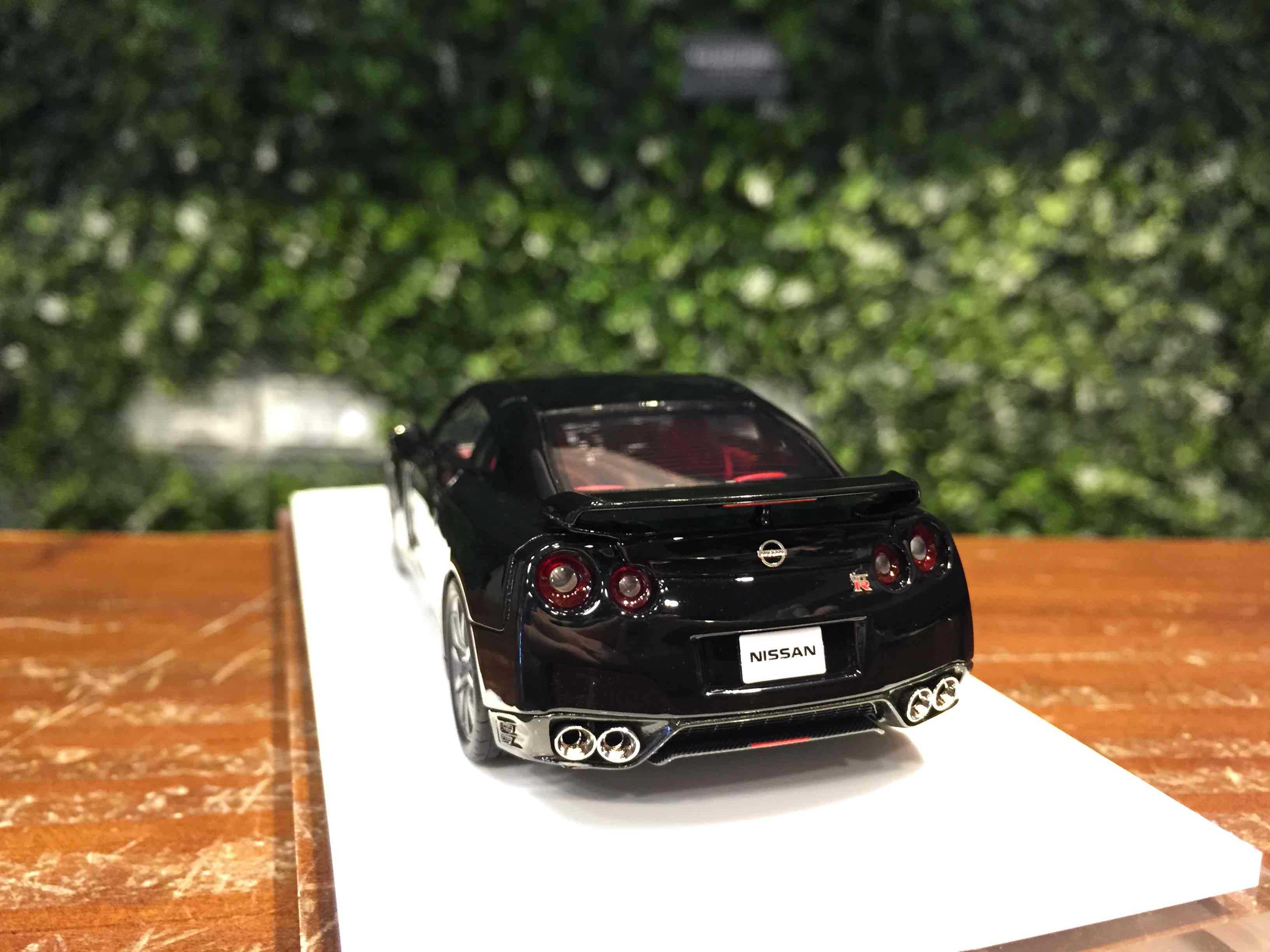 1/43 MakeUp Nissan GT-R R35 2014 Meteor Black EM414F【MGM】