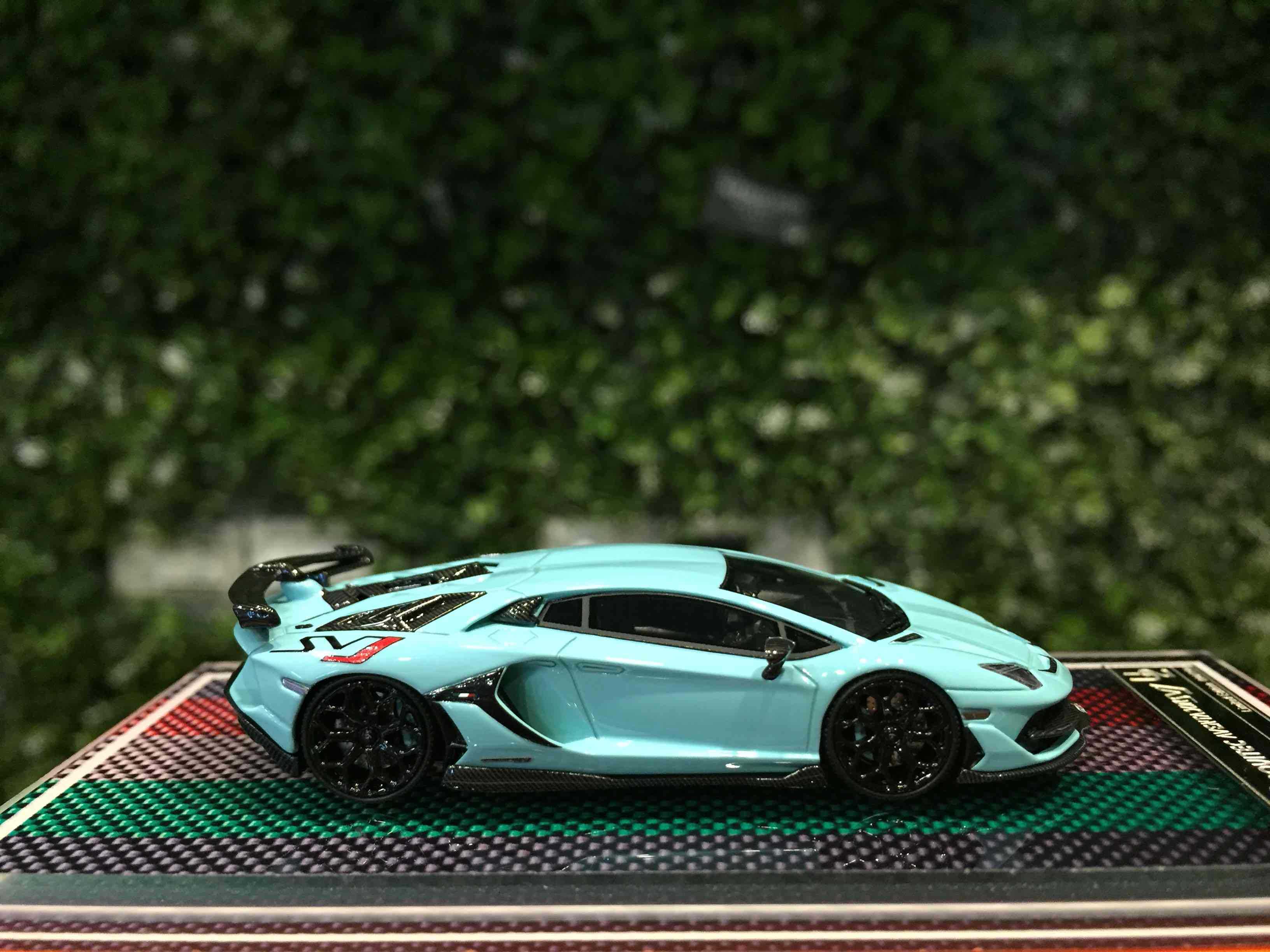 1/64 U2 Novitec Lamborghini Aventador SVJ Miami Blue【MGM】