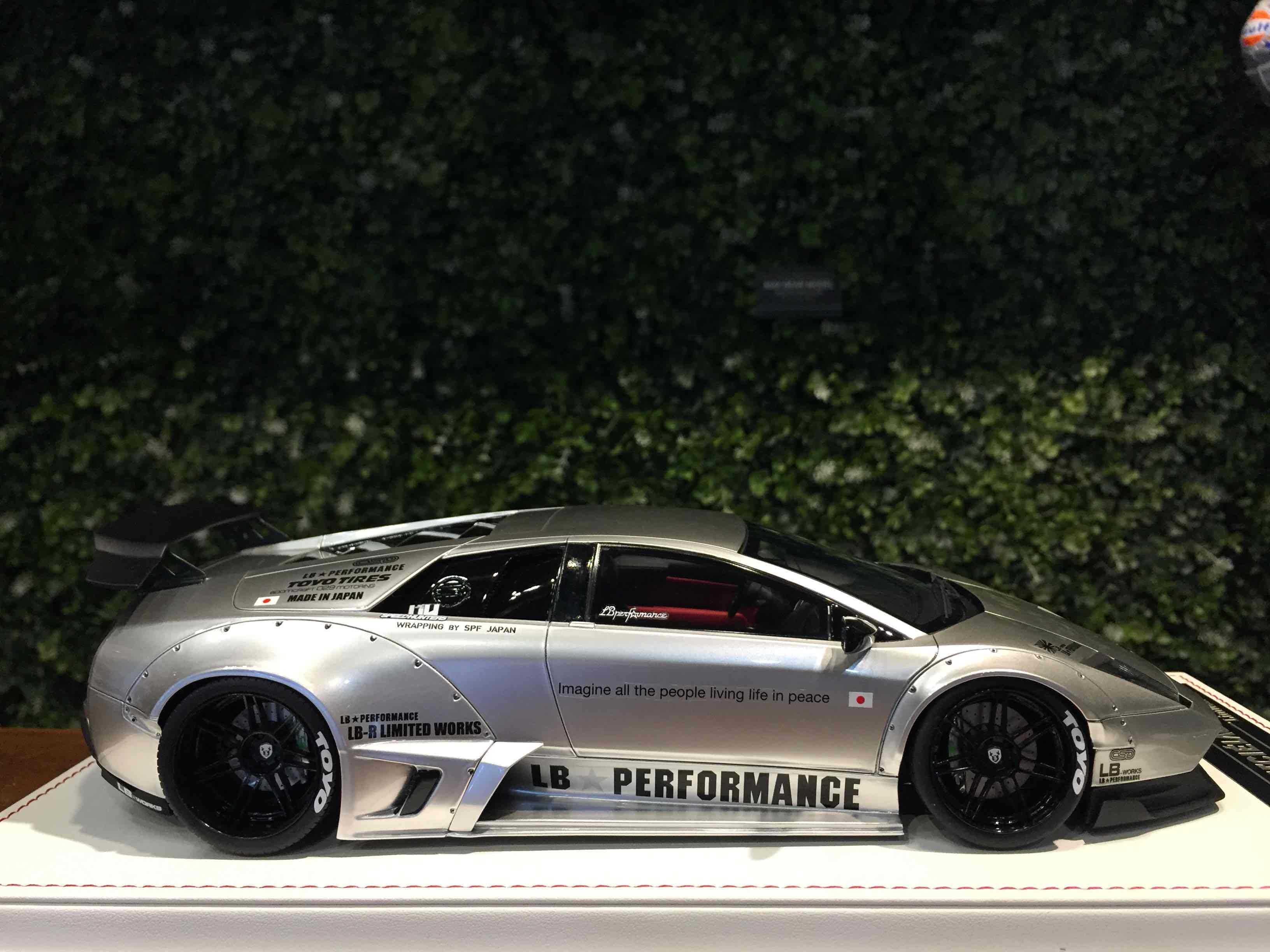 1/18 LBWK Lamborghini Murcielago LP670 Chrome Silver【MGM】