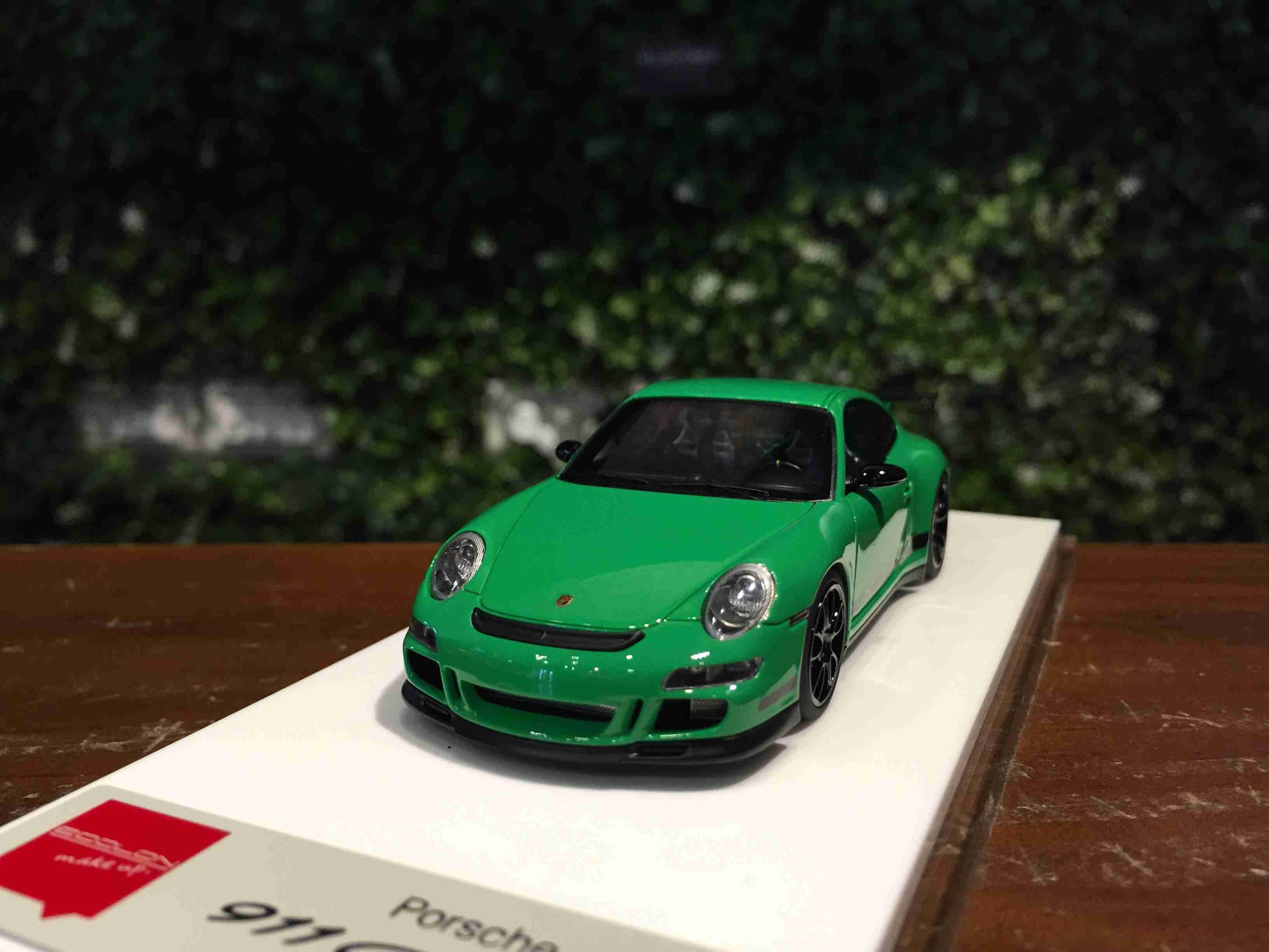 1/43 MakeUp Porsche 911 (997) GT3 RS 2007 Green EM600B【MGM】