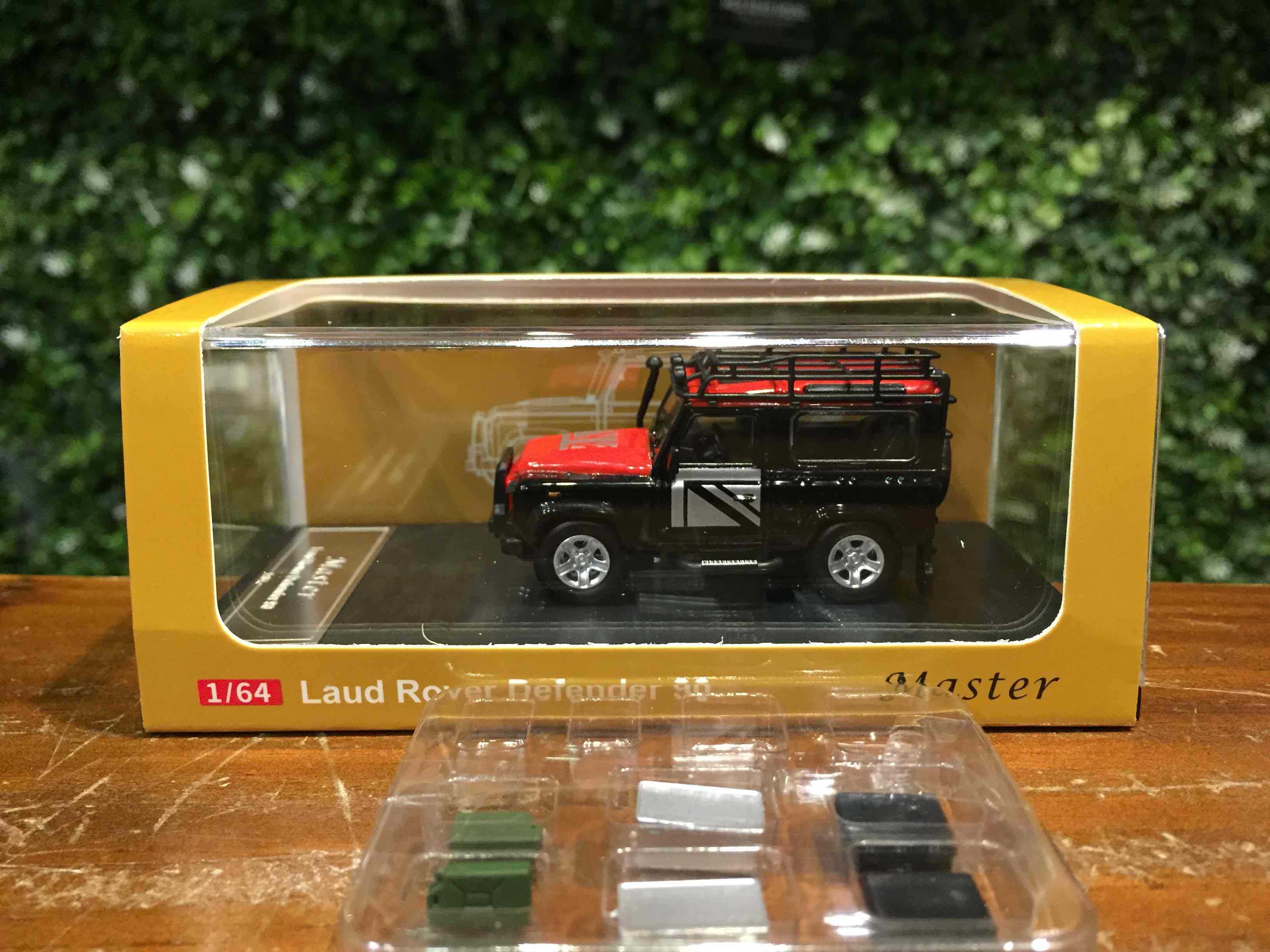 1/64 Master Land Rover Defender 90 BK/RE【MGM】