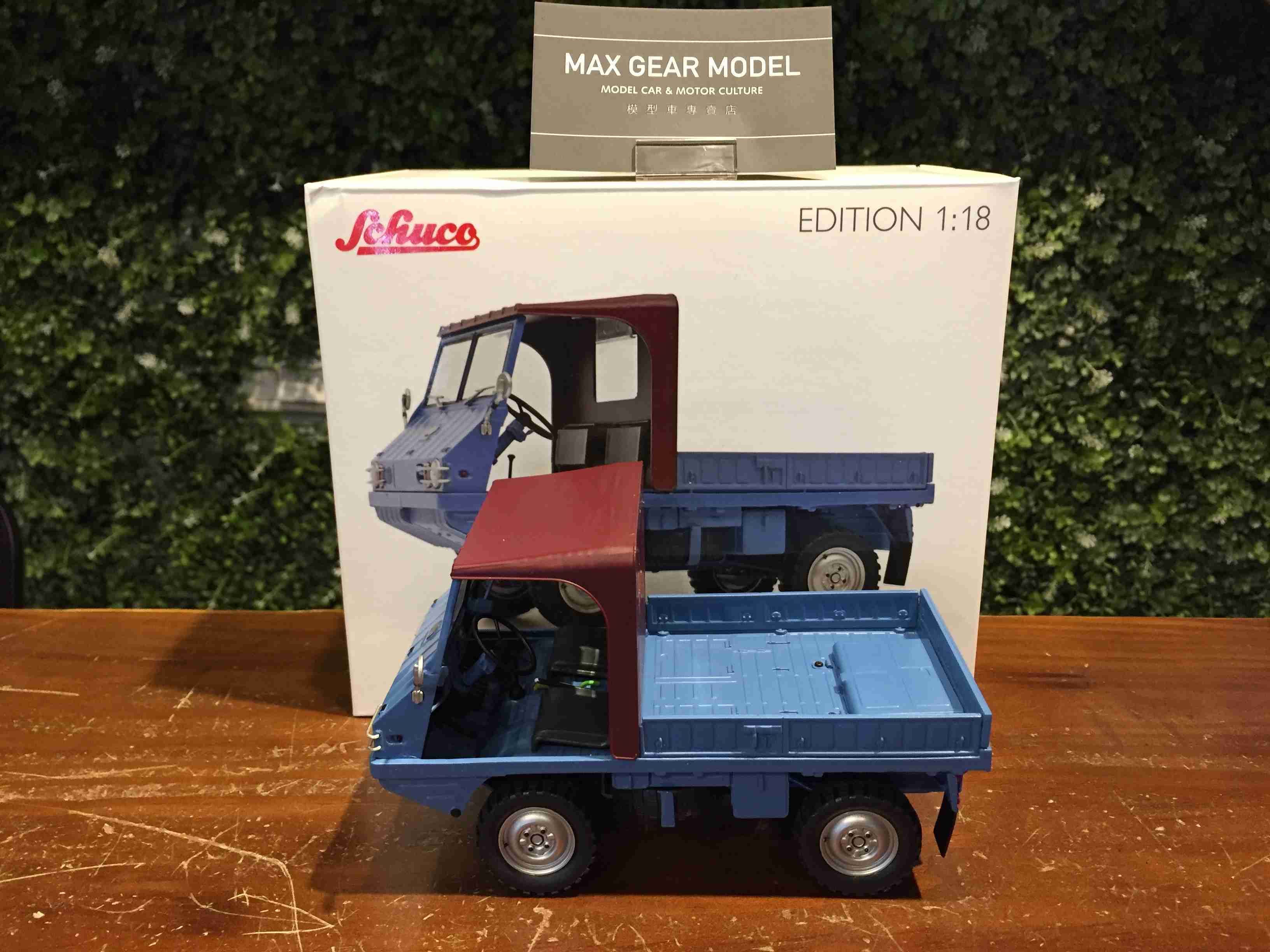 1/18 Schuco Steyr-Puch Haflinger 1959 Blue 450043900【MGM】