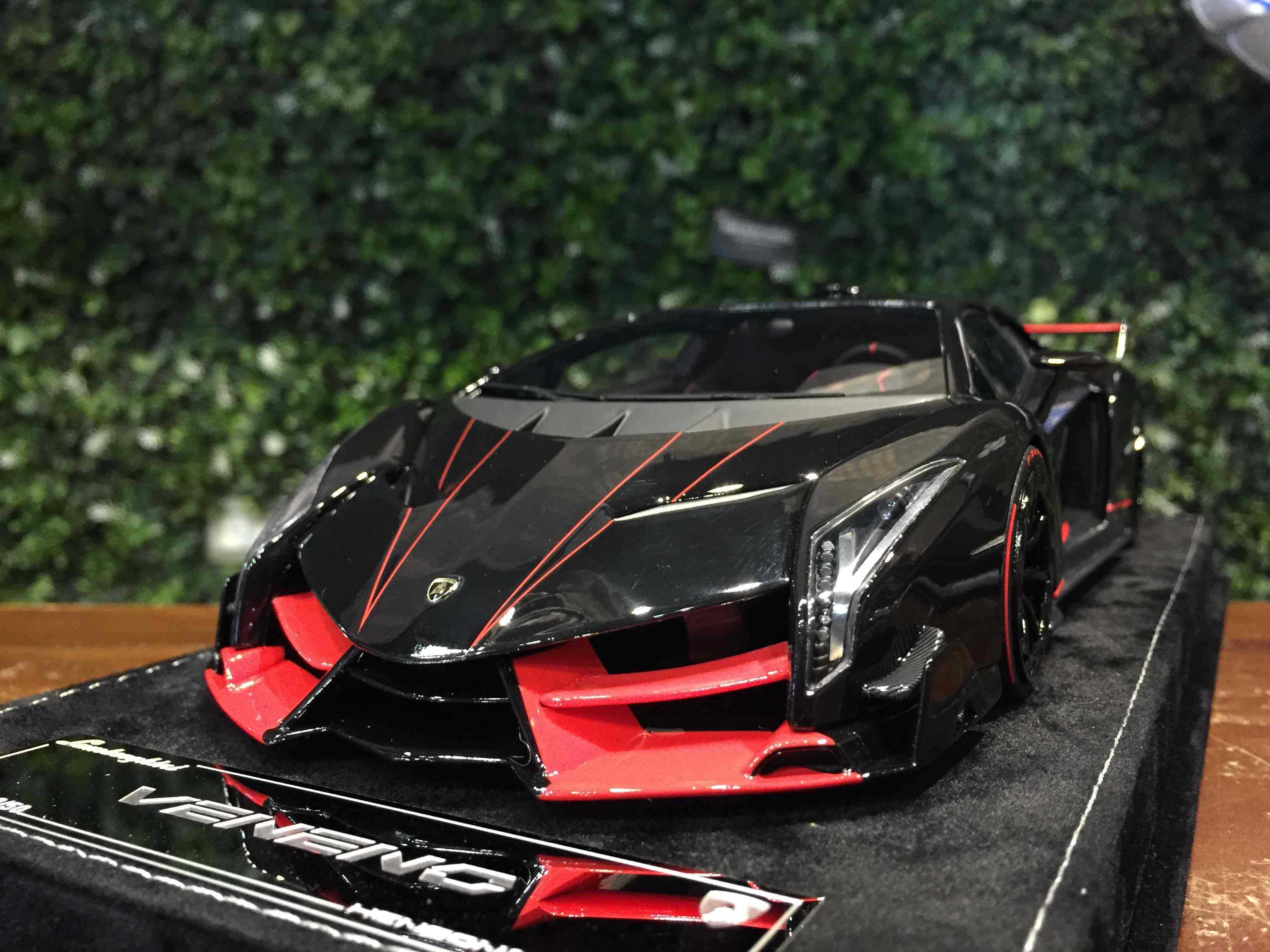 1/18 HH Model Lamborghini Veneno Black HHJL231009L【MGM】