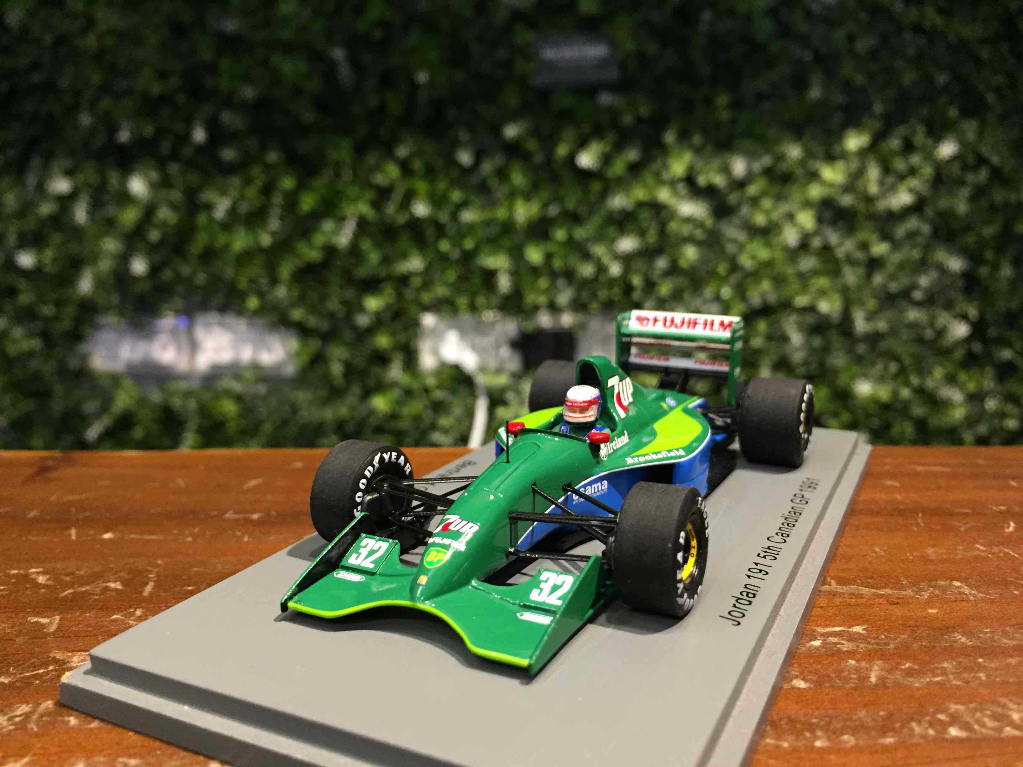 1/43 Spark Jordan 191 Bertrand Gachot 5th 1991 S8077【MGM】