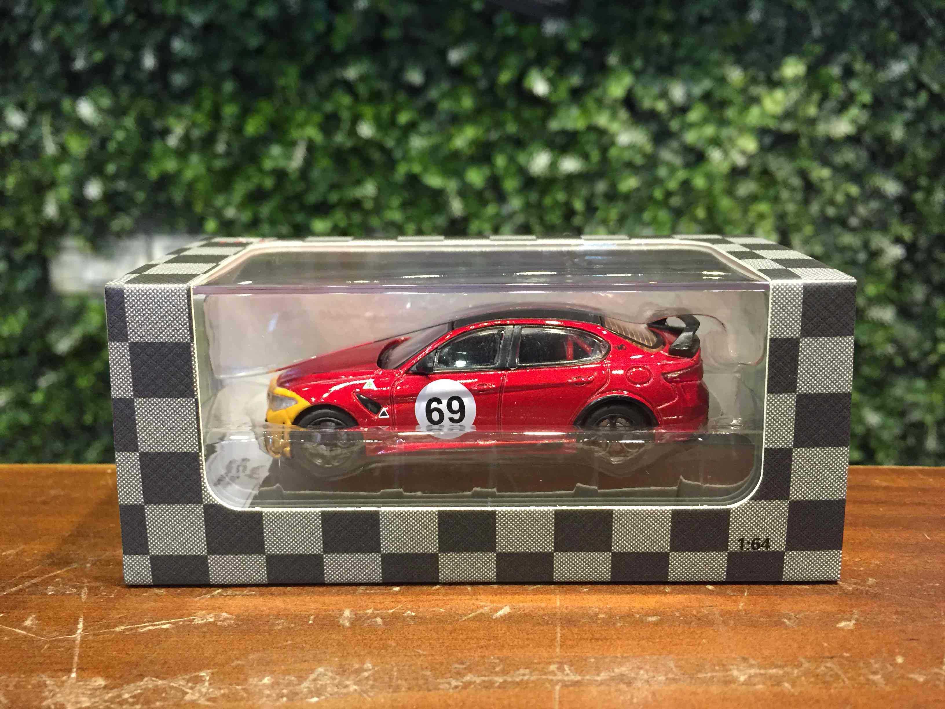 1/64 DCT Alfa Romeo Giulia GTAM Red MET #69 LL01143【MGM】