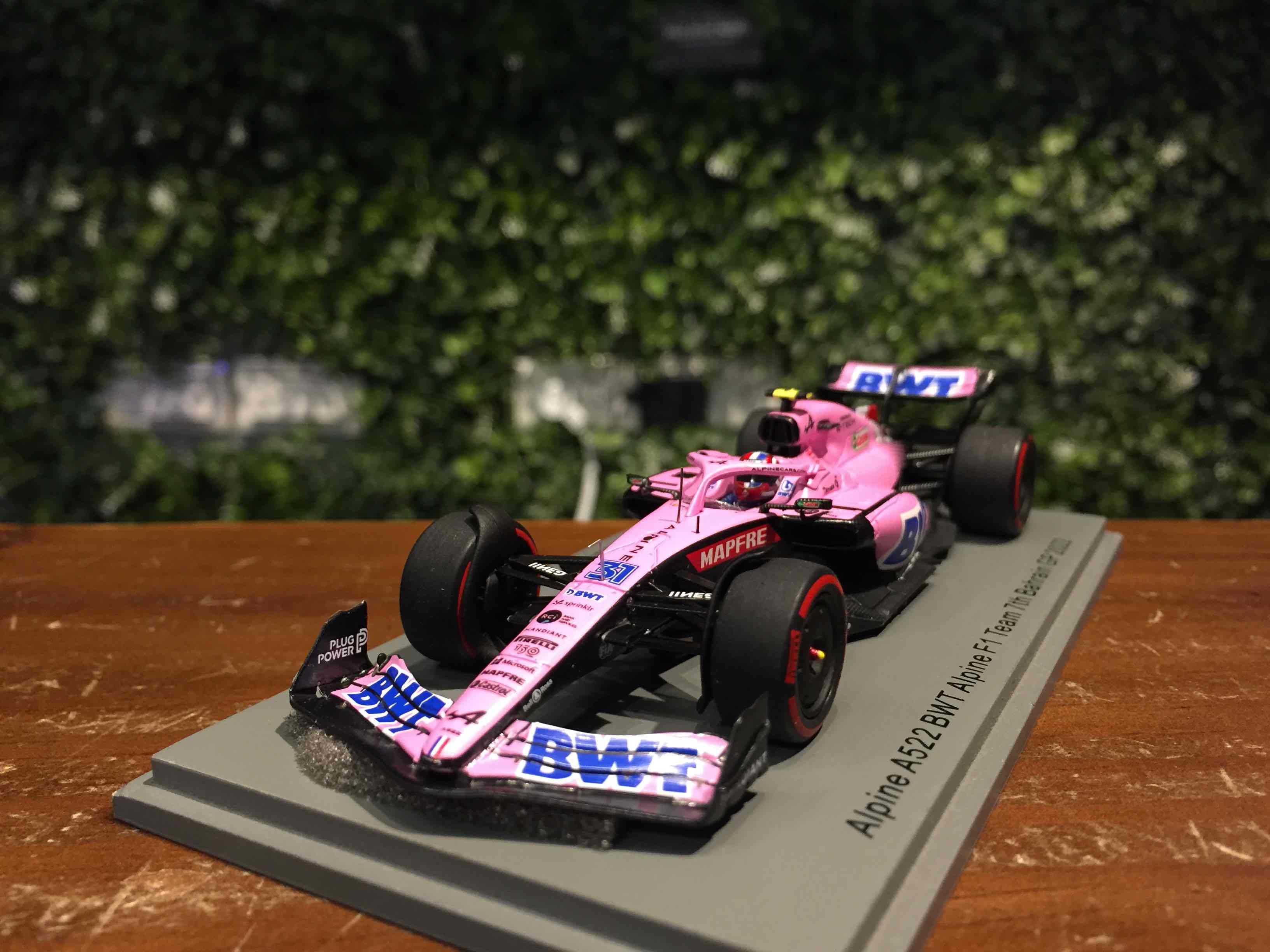 1/43 Spark Alpine A522 Esteban Ocon Bahrain 2022 S8523【MGM】