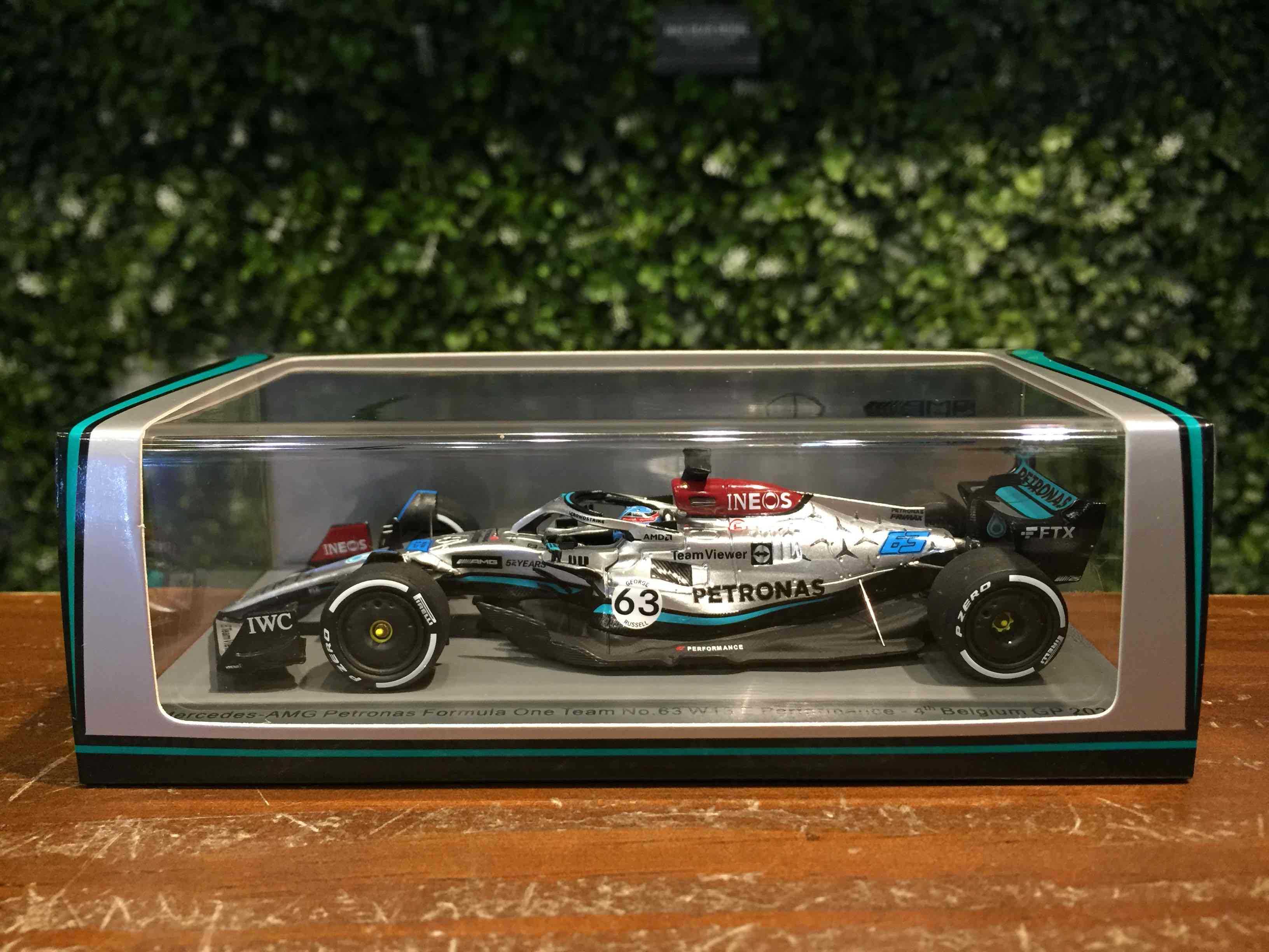 1/43 Spark Mercedes-AMG W13 George Russell 4th S8546【MGM】