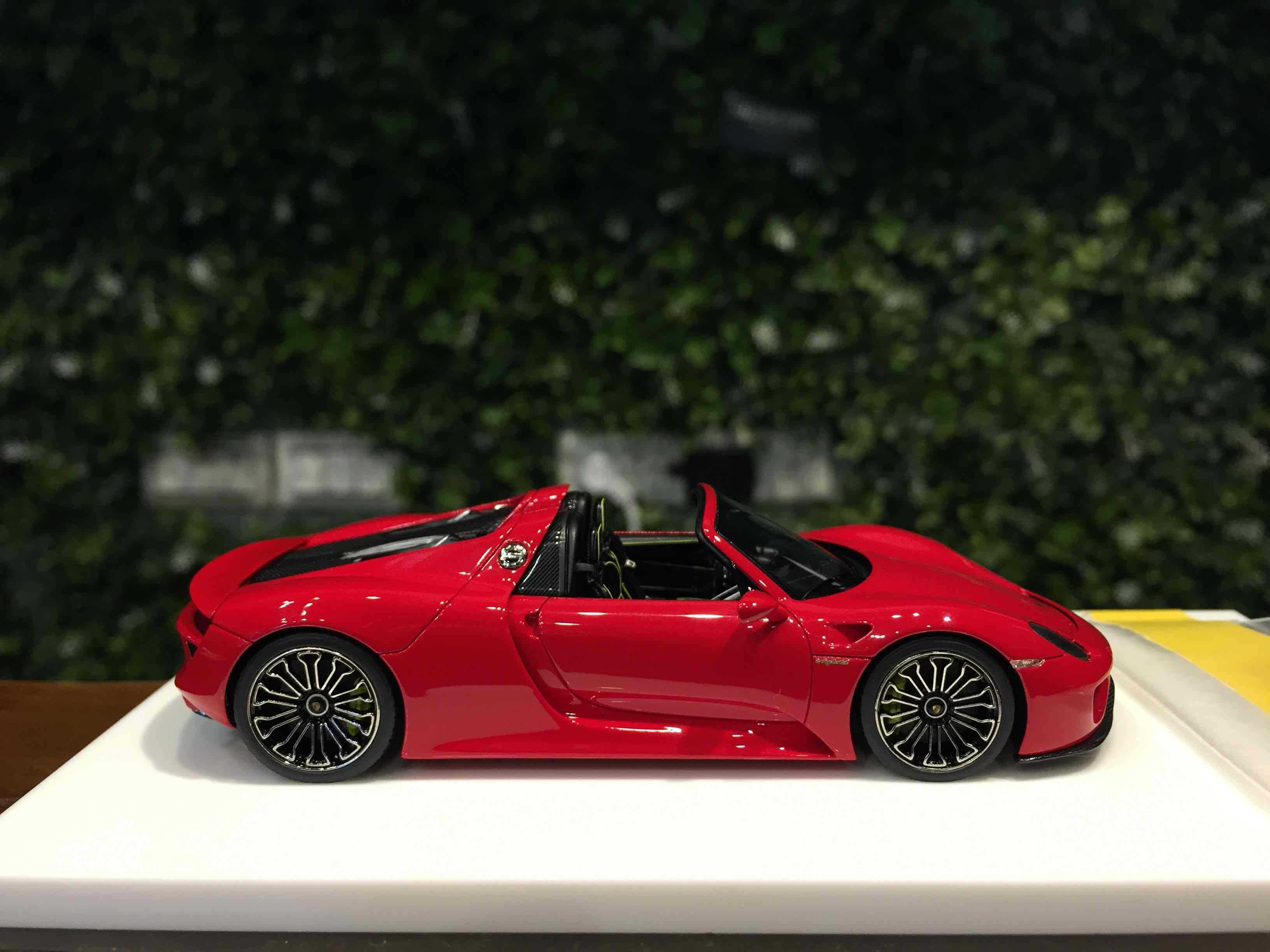 1/43 MakeUp Porsche 918 Spyder 2011 Guards Red EM568B【MGM】