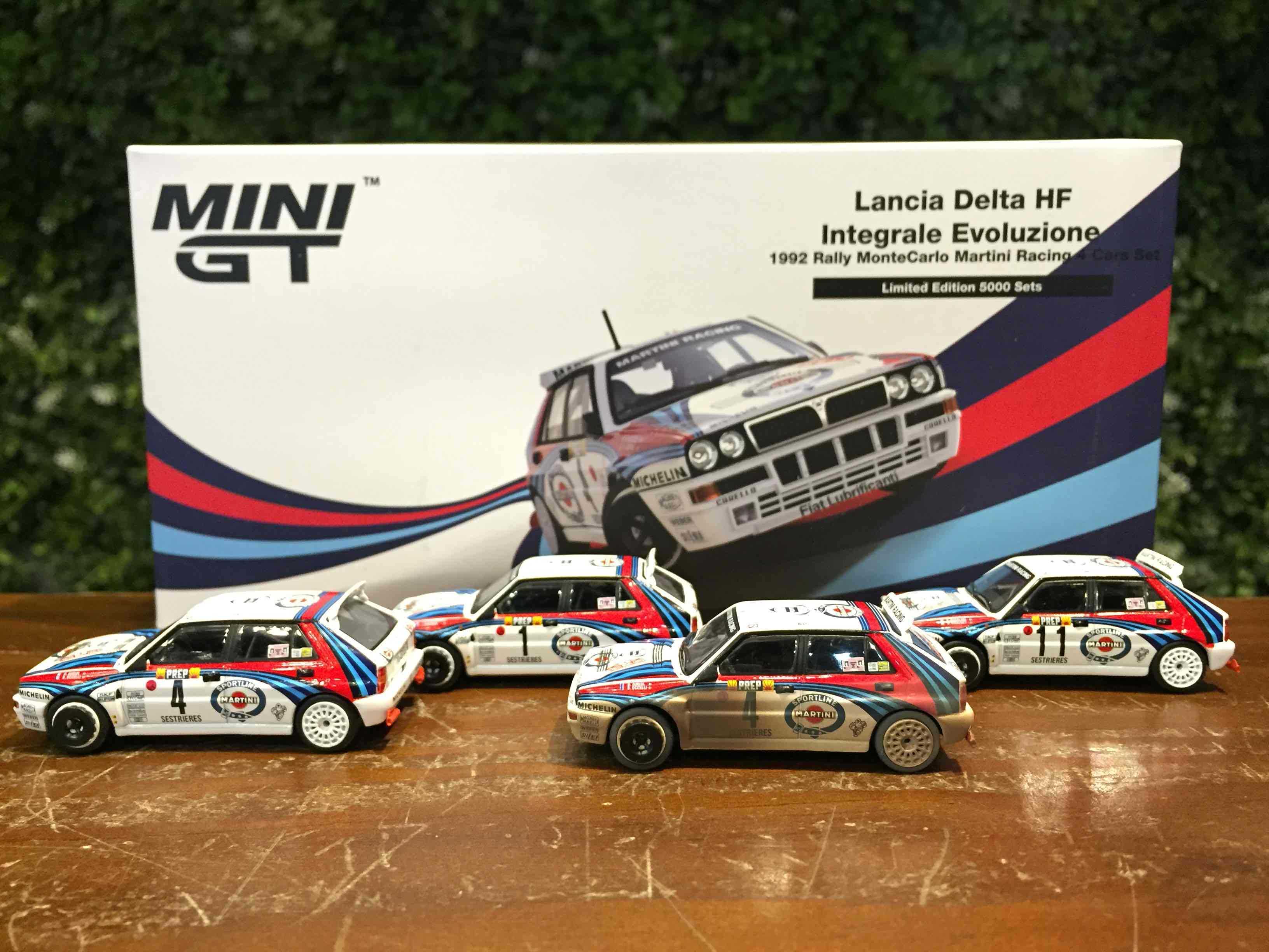 1/64 MiniGT Lancia Delta HF Integrale EVO Set MGTS0002【MGM】