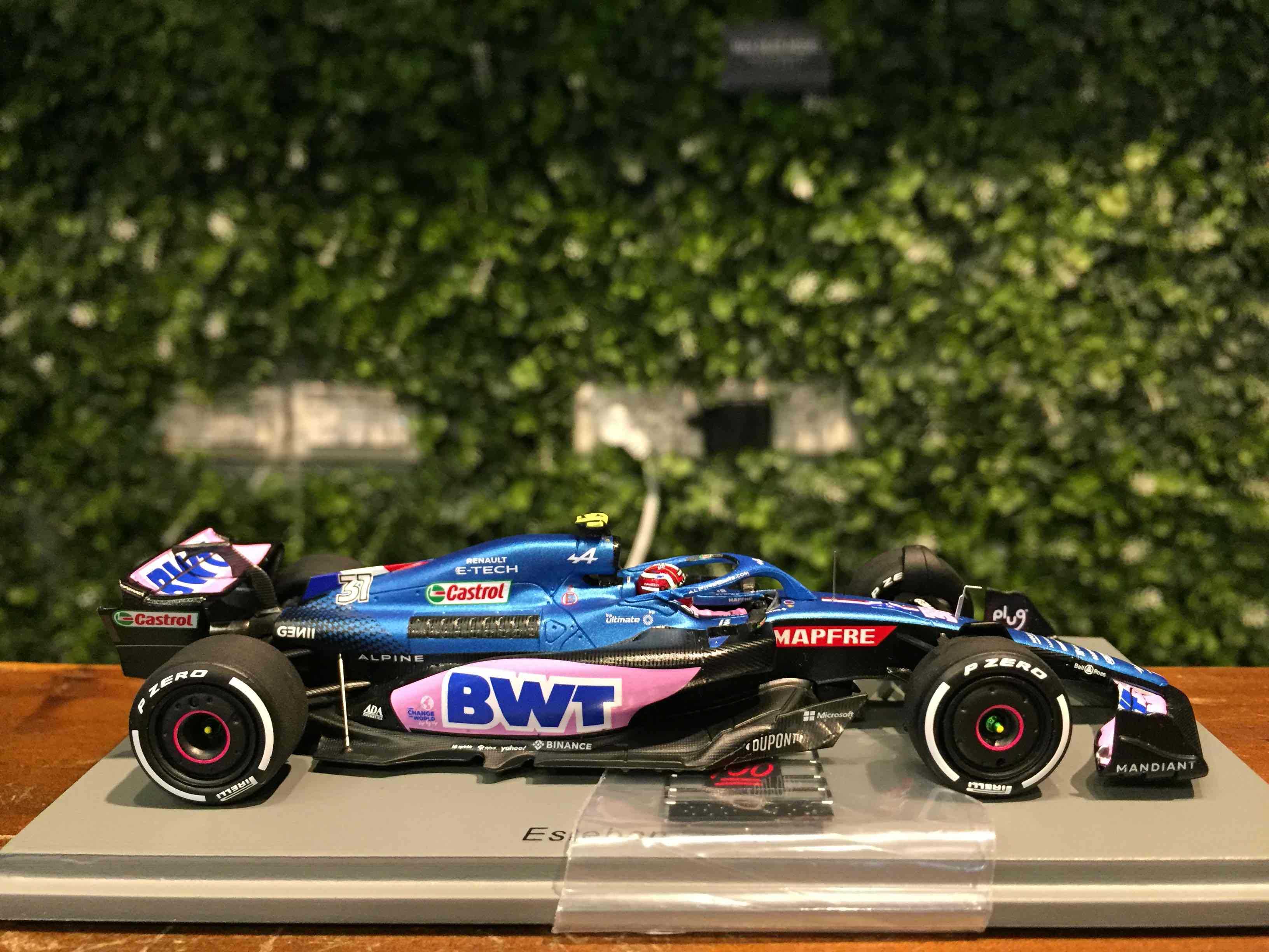 1/43 Spark Alpine A522 Esteban Ocon 5th Austrian S8543【MGM】