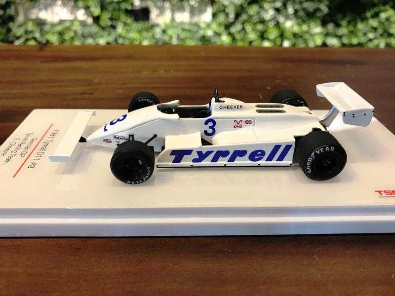 1/43 TSM Tyrrell 011 #3 C91981 German GP E. Cheever【MGM】