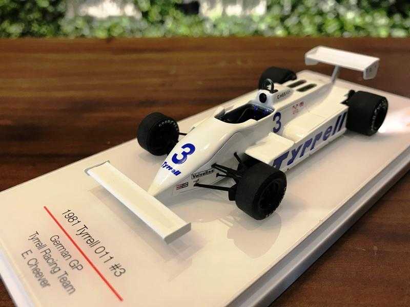 1/43 TSM Tyrrell 011 #3 C91981 German GP E. Cheever【MGM】