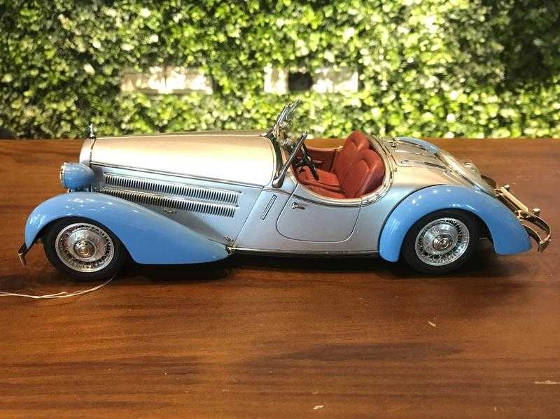1/18 CMC  Audi 225 Front Roadster 1935 blue/silver【MGM】