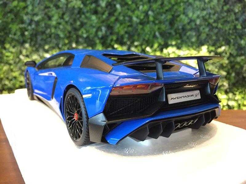 1/18 Autoart Lamborghini Aventador LP750-4 SV Blue【MGM】