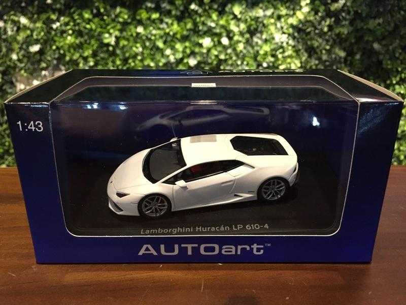 1/43 Autoart Lamborghini Huracan LP610-4 Matte White【MGM】