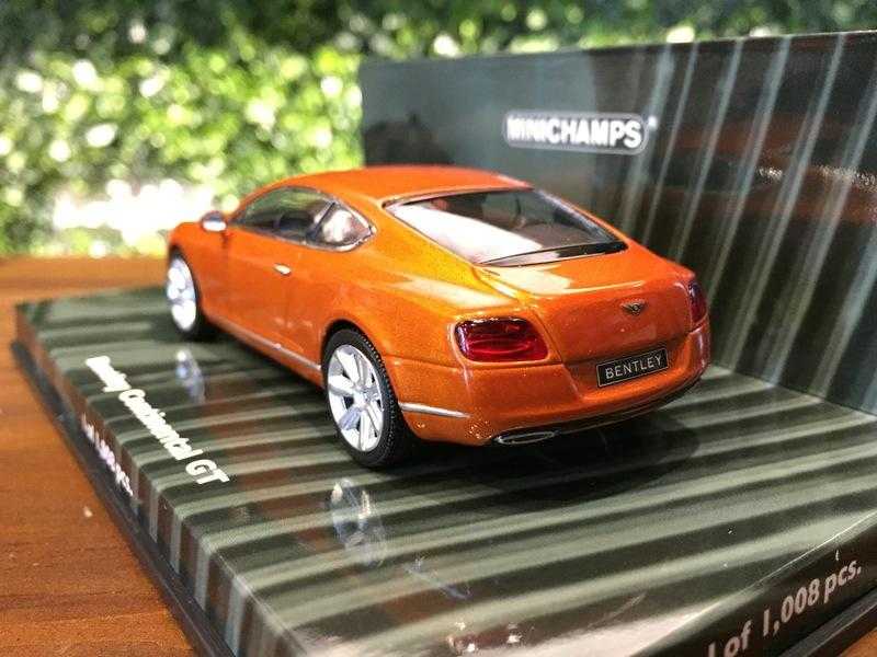 1/43 Minichamps Bentley Continental GT 限量1008台 Orange【MGM】