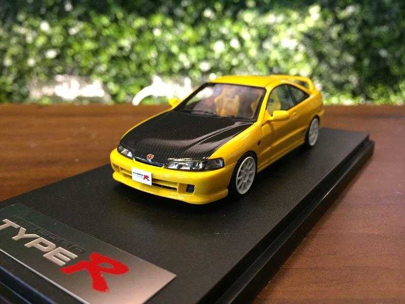 1/43 Mark43 Honda Integra Type RX (DC2) Yellow/Carbon【MGM】