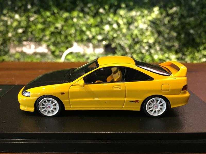 1/43 Mark43 Honda Integra Type RX (DC2) Yellow/Carbon【MGM】