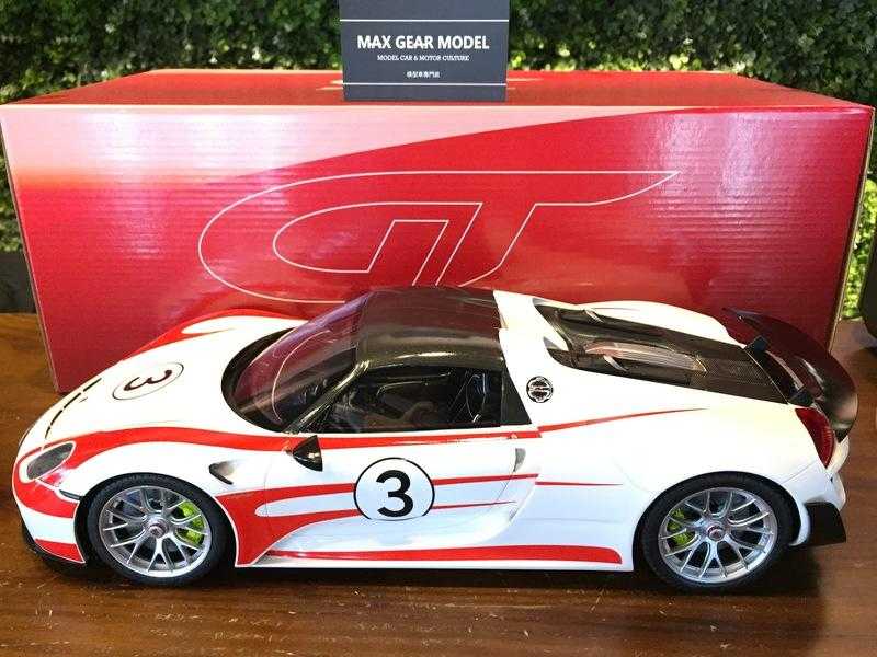 1/12 GT Spirit Porsche 918 Spyder Weissach Package GT78【MGM】