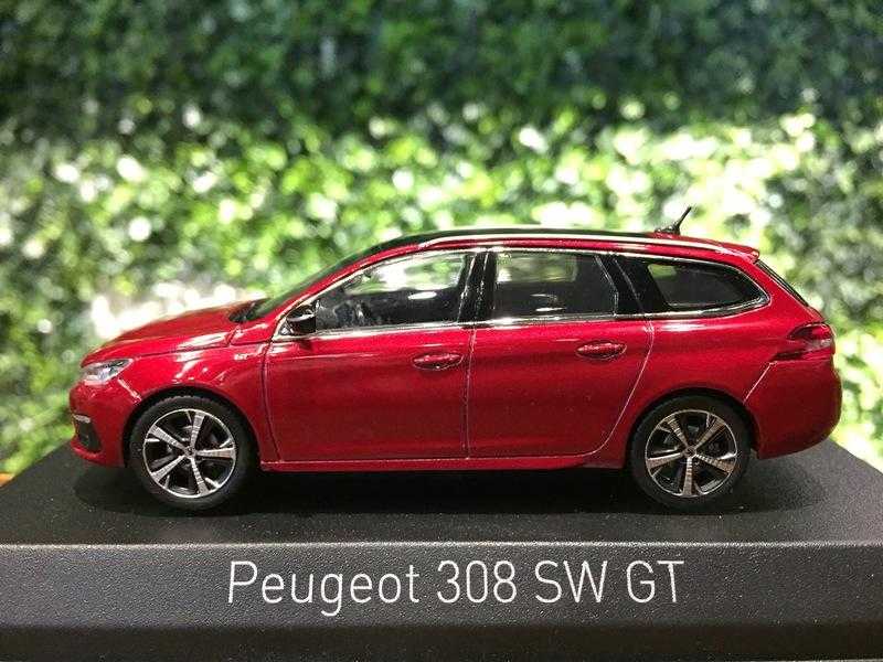 1/43 Norev Peugeot 308 SW GT 2017 Ultimate Red【MGM】