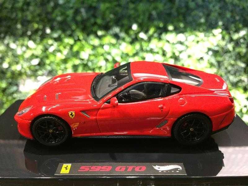 1/43 Hot Wheels Elite Ferrari 599 GTO Scuderia Red【MGM】