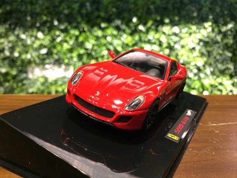 1/43 Hot Wheels Elite Ferrari 599 GTO Scuderia Red【MGM】