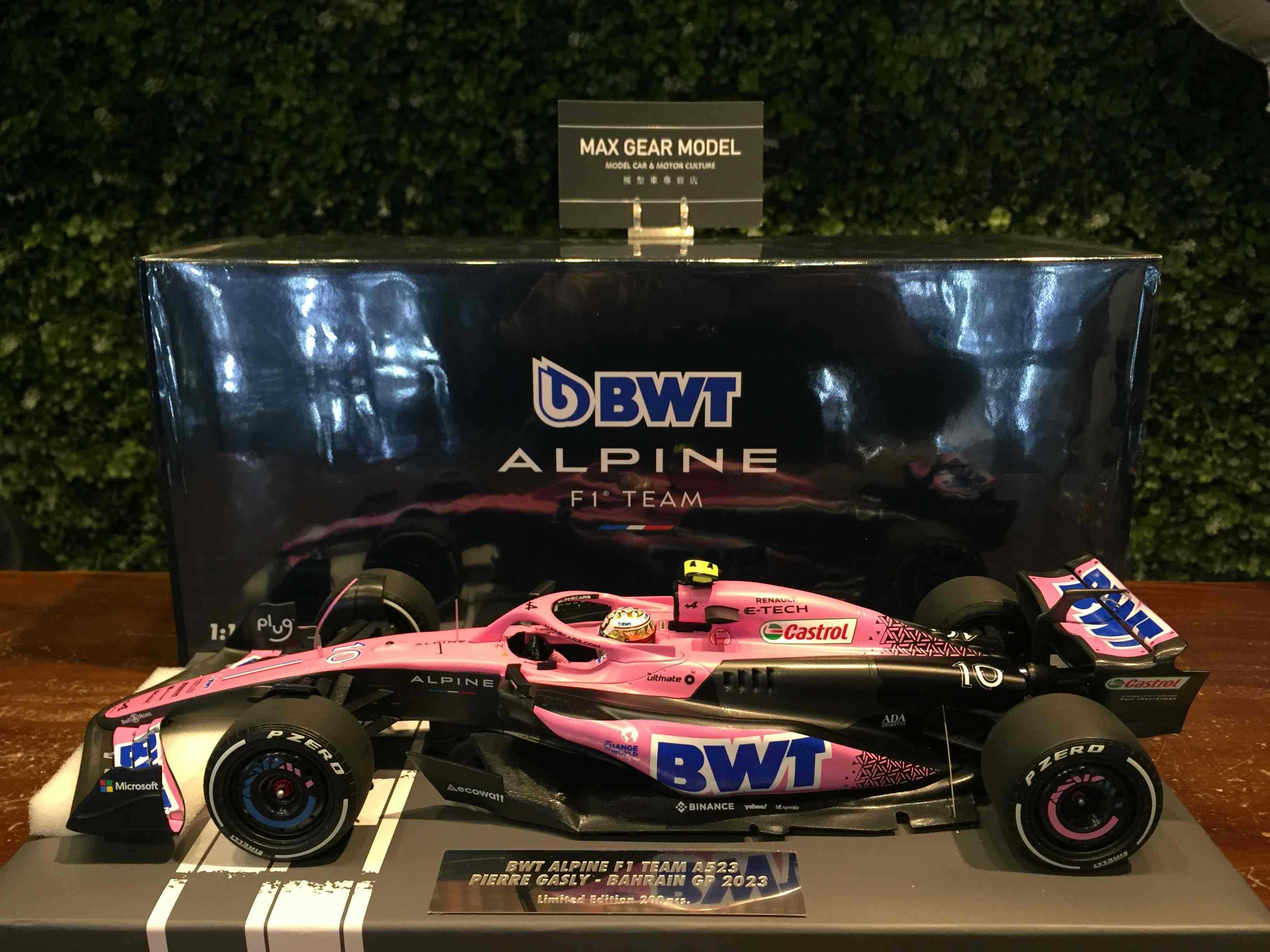 1/18 Minichamps BWT Alpine A523 Pierre Gasly 117230110【MGM】