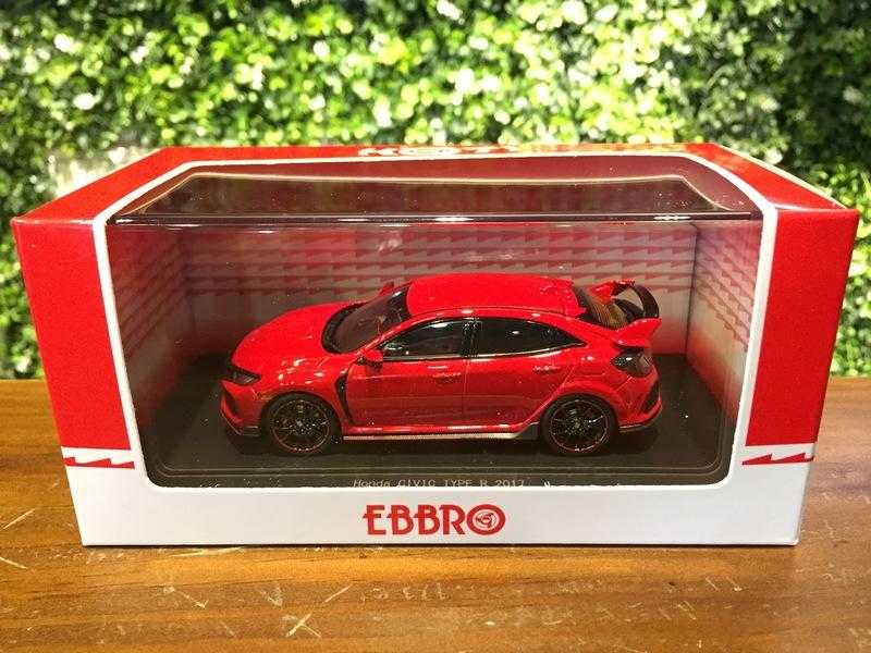 1/43 Ebbro Honda Civic Type R (FK8) 2017 Red 45574【MGM】