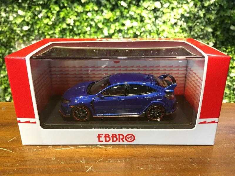 1/43 Ebbro Honda Civic Type R (FK8) 2017 Blue 45575【MGM】