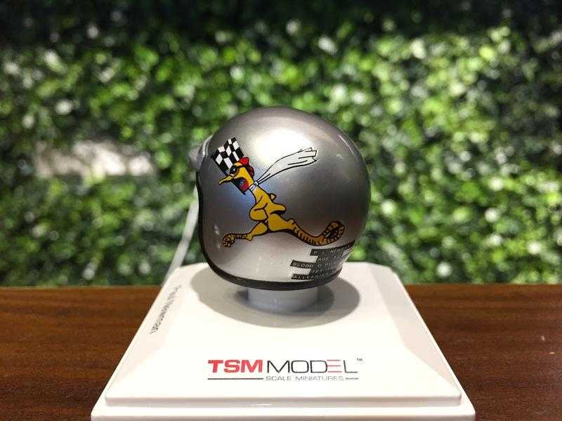 1/8 TSM Helmet Paul Newman 1977 P.L.N. Racing TSMAC0002【MGM】