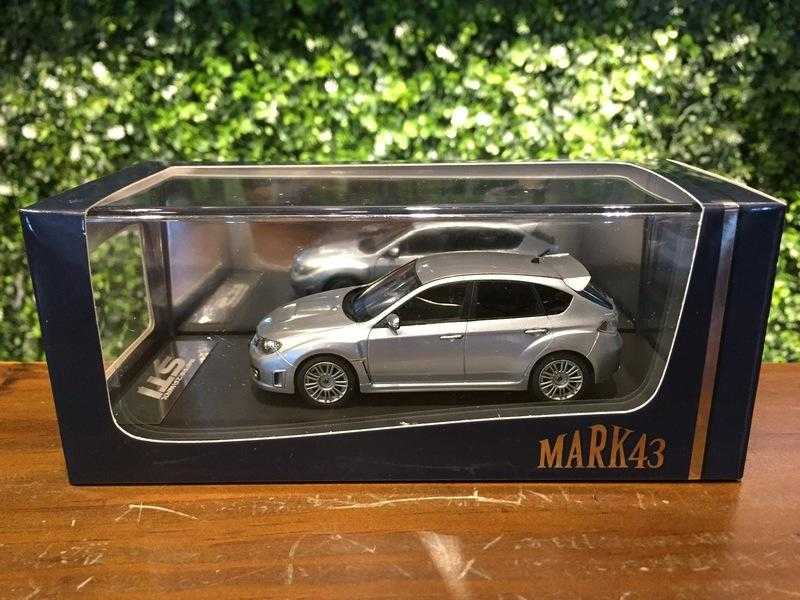 1/43 Mark43 Subaru Impreza WRX STI (GRB) 銀 PM4370SS【MGM】