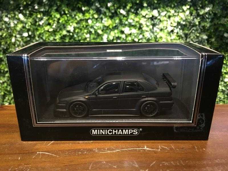 1/43 Minichamps Alfa Romeo 155 V6 TI 1993 Matte Black【MGM】