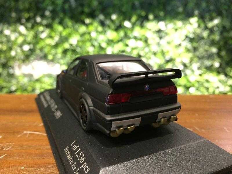 1/43 Minichamps Alfa Romeo 155 V6 TI 1993 Matte Black【MGM】