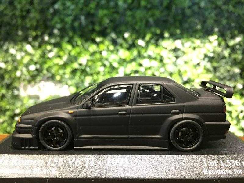 1/43 Minichamps Alfa Romeo 155 V6 TI 1993 Matte Black【MGM】